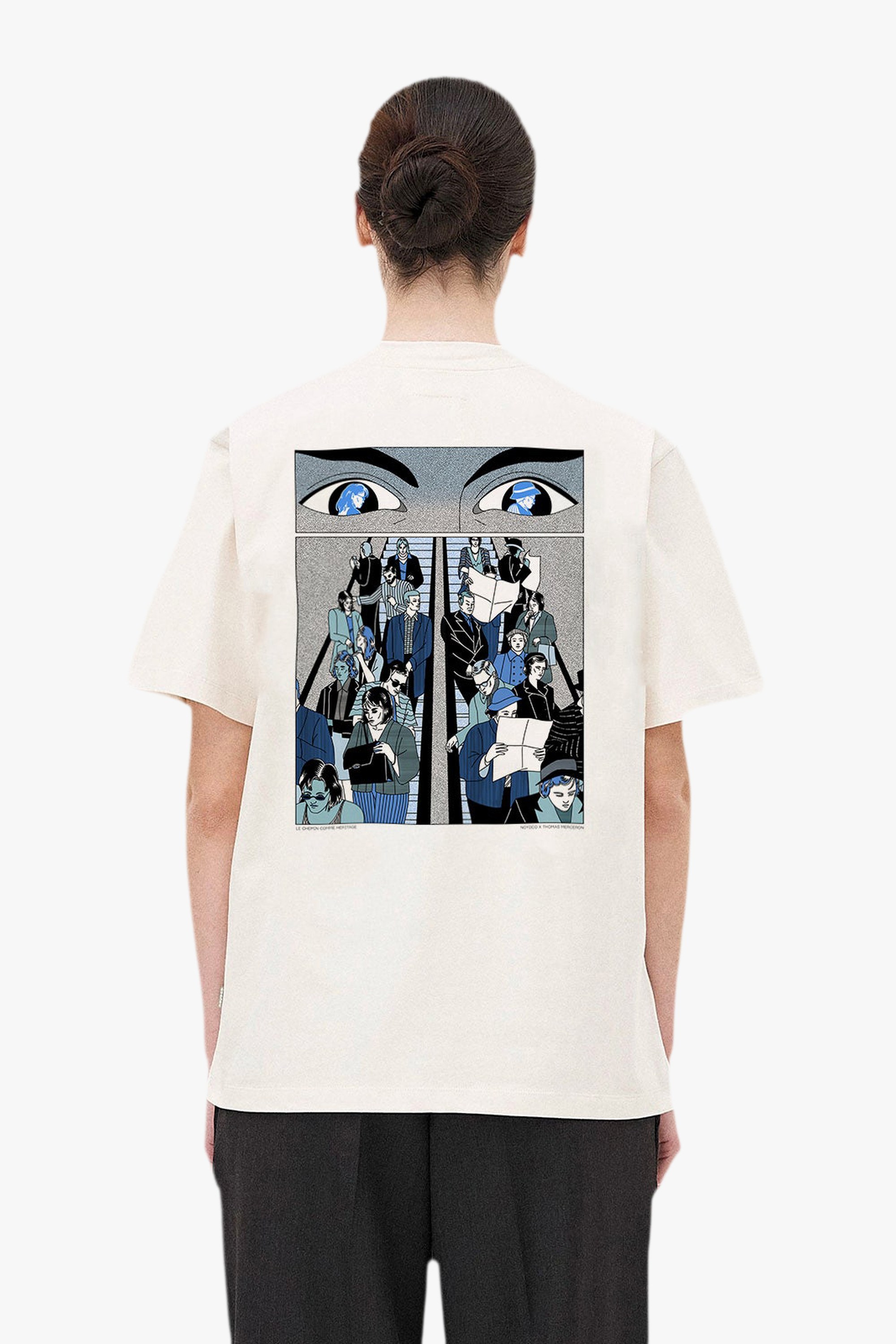 Oversized York T-shirt | Beige Noyoco Men
