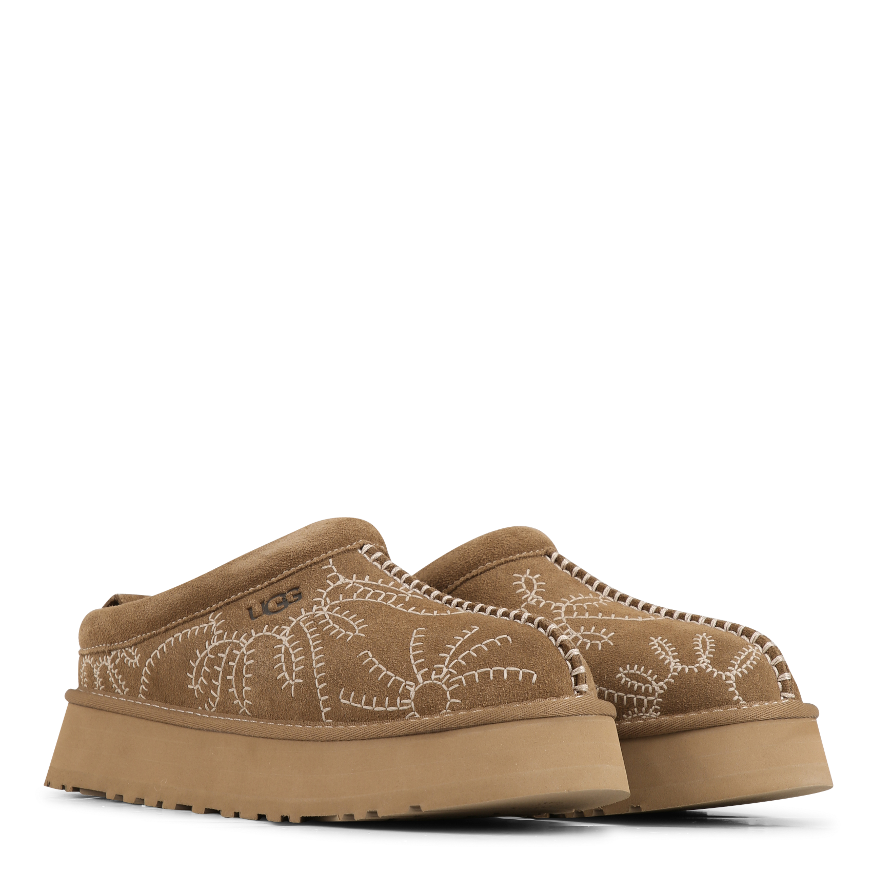 Embroidered leather clogs UGG Golden