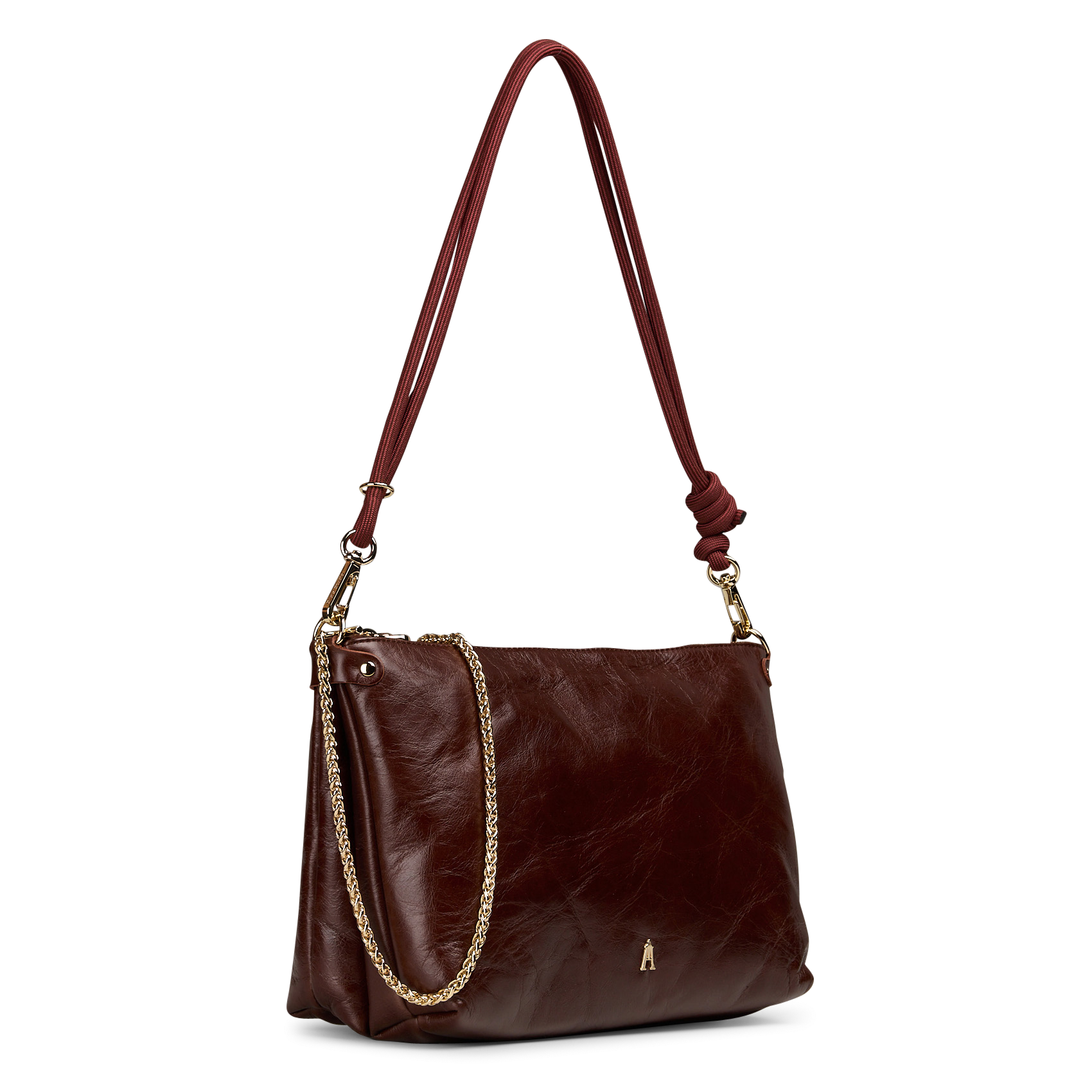 Calfskin handbag CRAIE STUDIO Brown