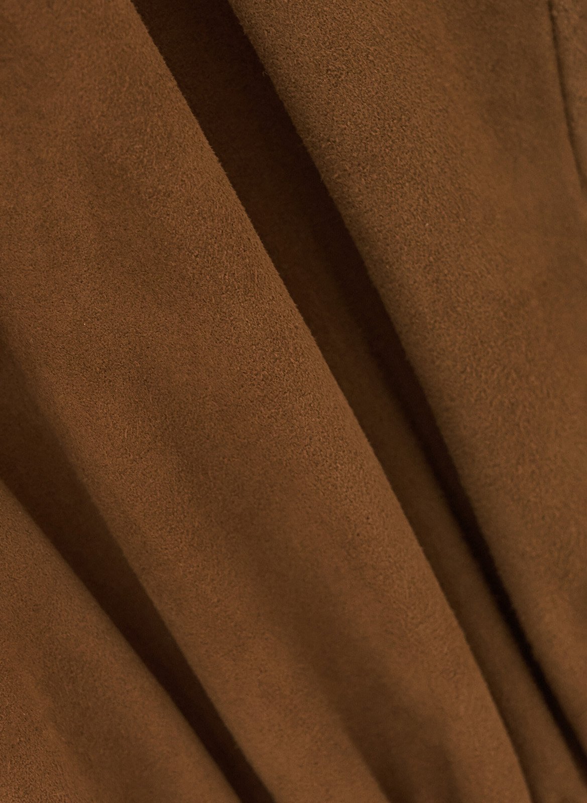 Veste ceinturée en cuir BA&SH Marron