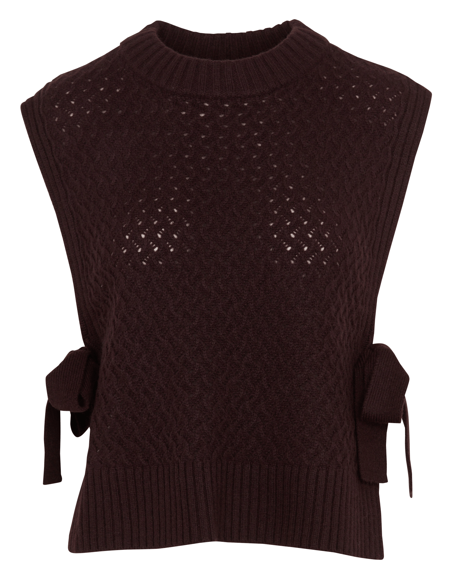Ärmellose einfarbige Wollpullover PETITE MENDIGOTE