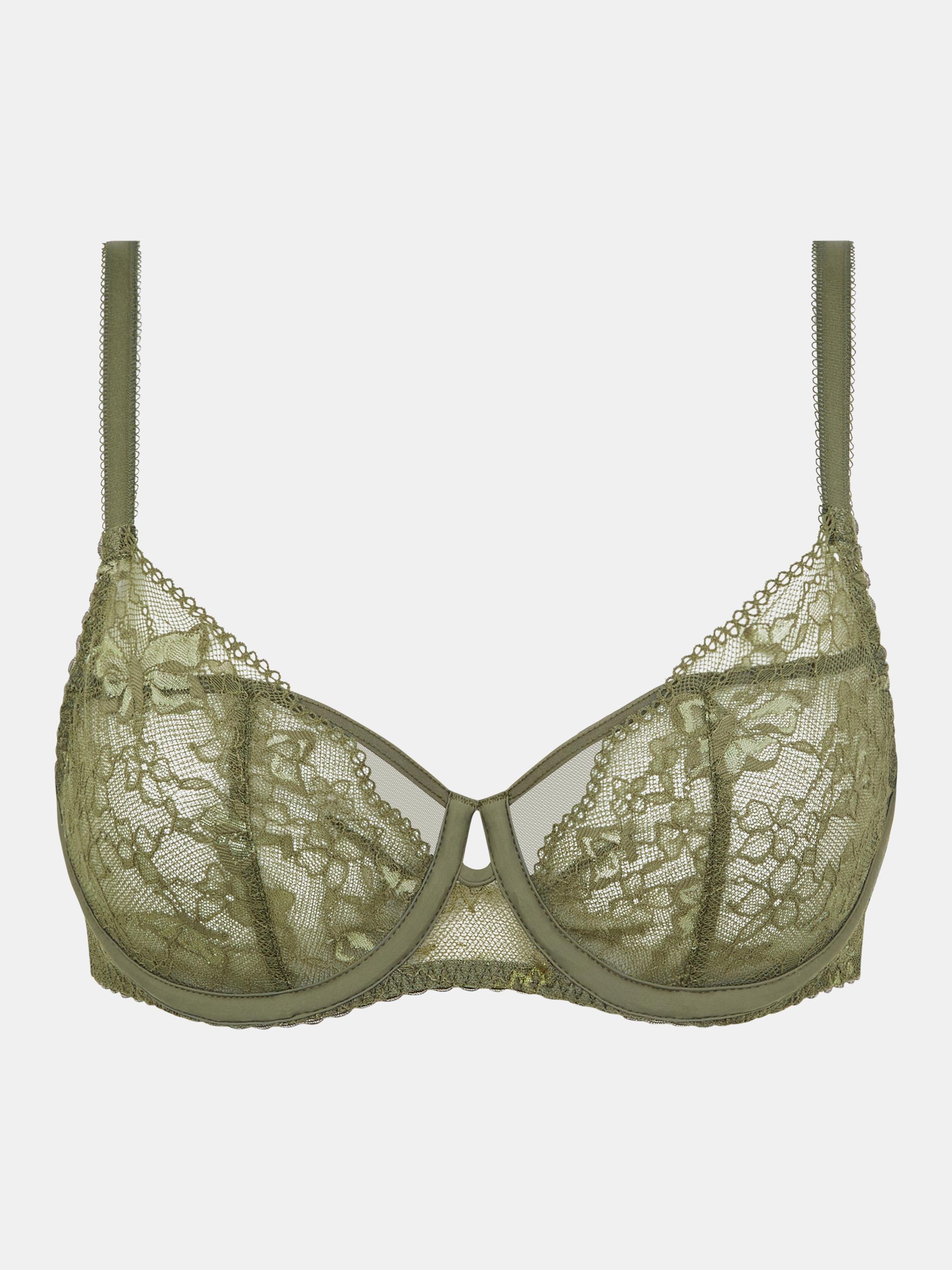 Demi-cup bra | Green CHANTELLE PULP Women