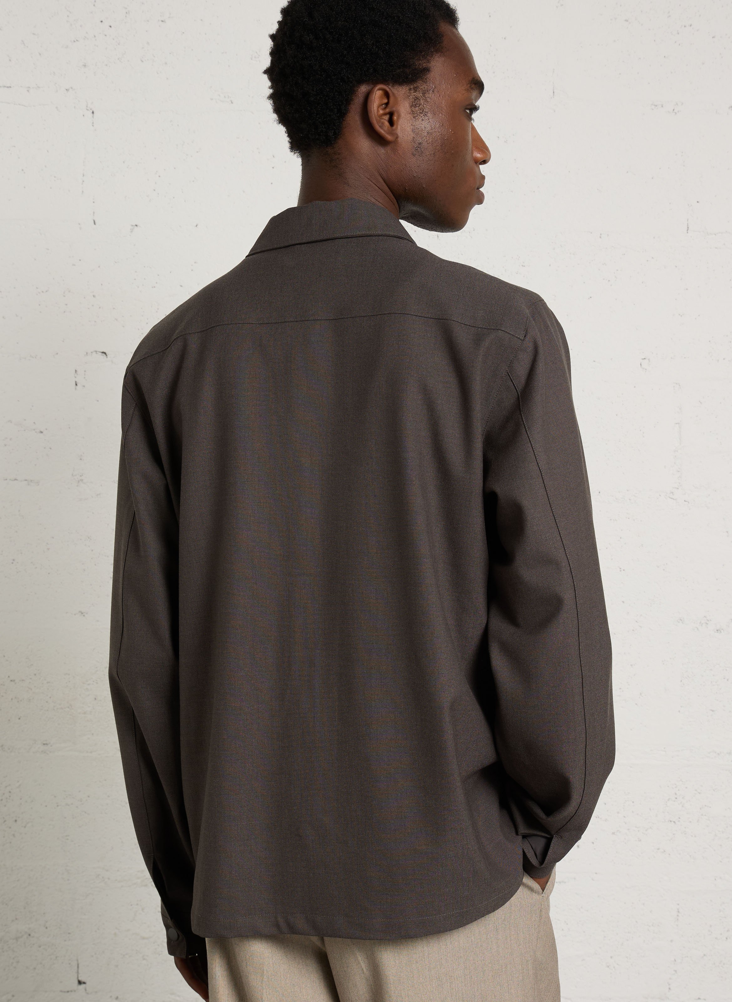 Straight classic collar shirt CASUAL FRIDAY Beige