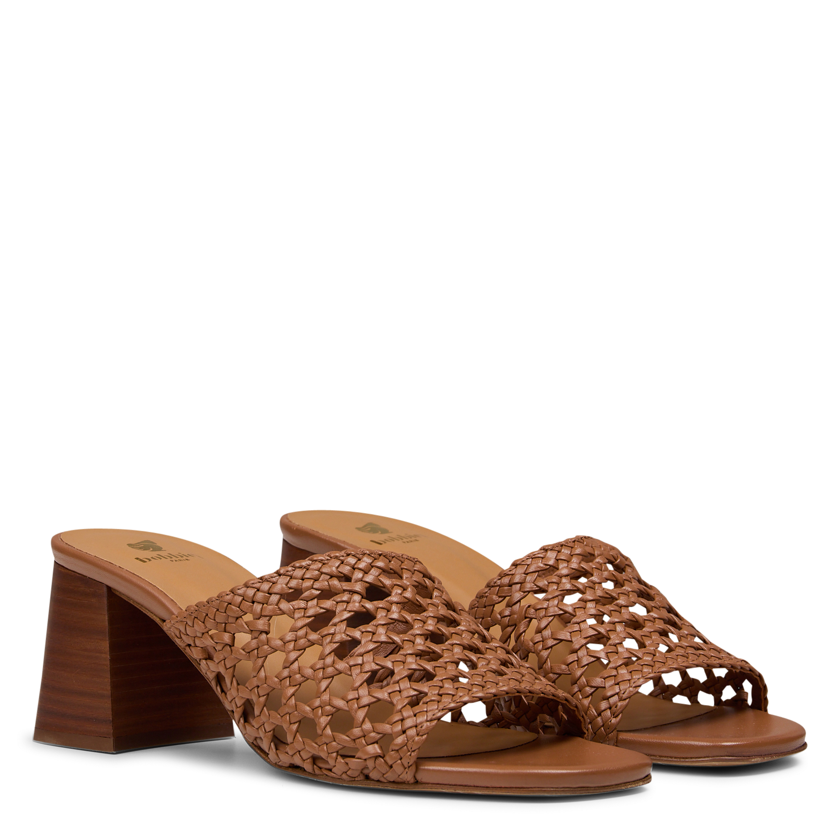 Leather mules BOBBIES Brown