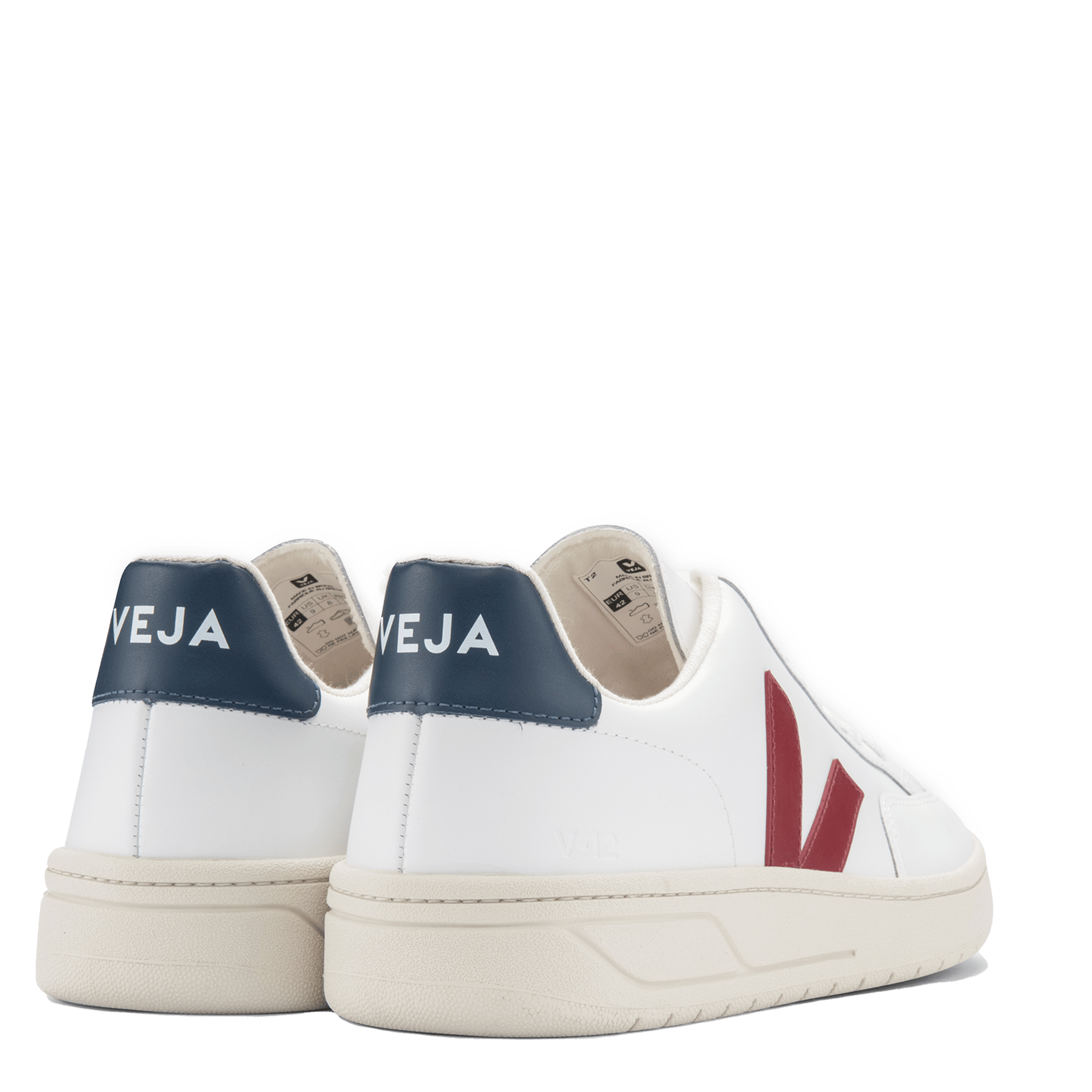 Veja V-12 - Ledersneaker VEJA Weiss