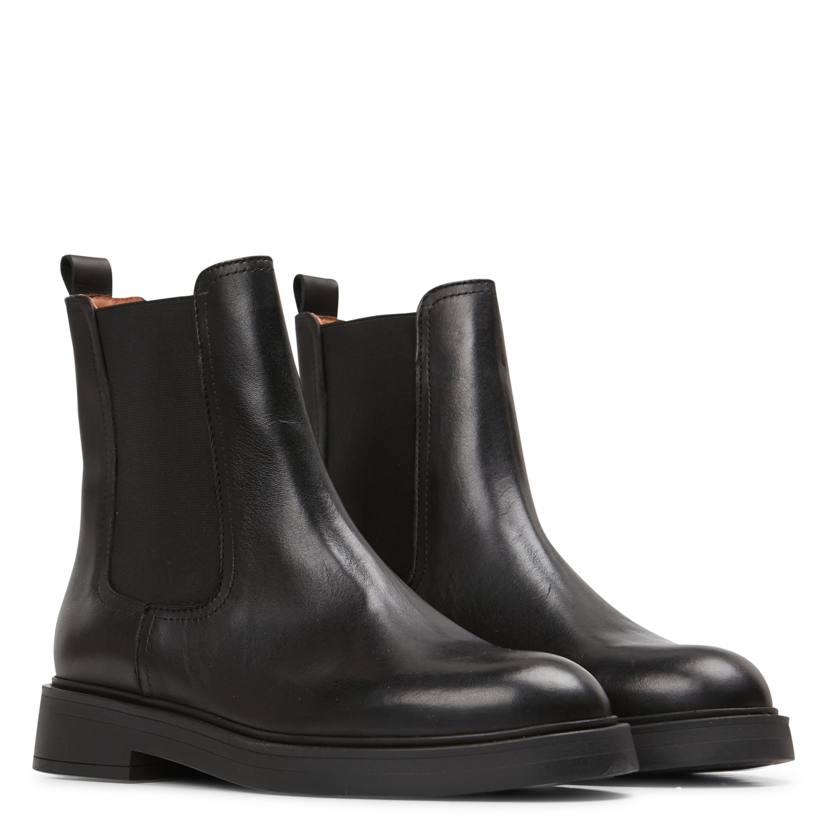 Leather ankle boots JONAK Black