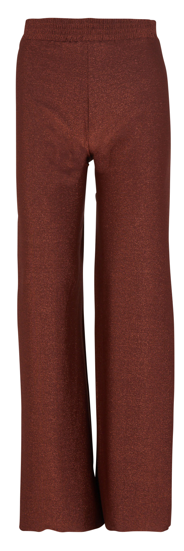 Straight-leg raw-cut pants with metallic threads LA NOUVELLE Golden
