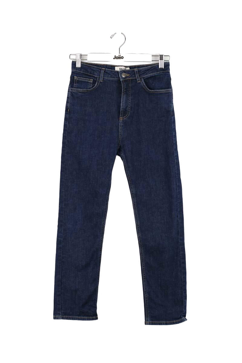 Cotton straight jeans BALZAC PARIS - Seconde Main Blue