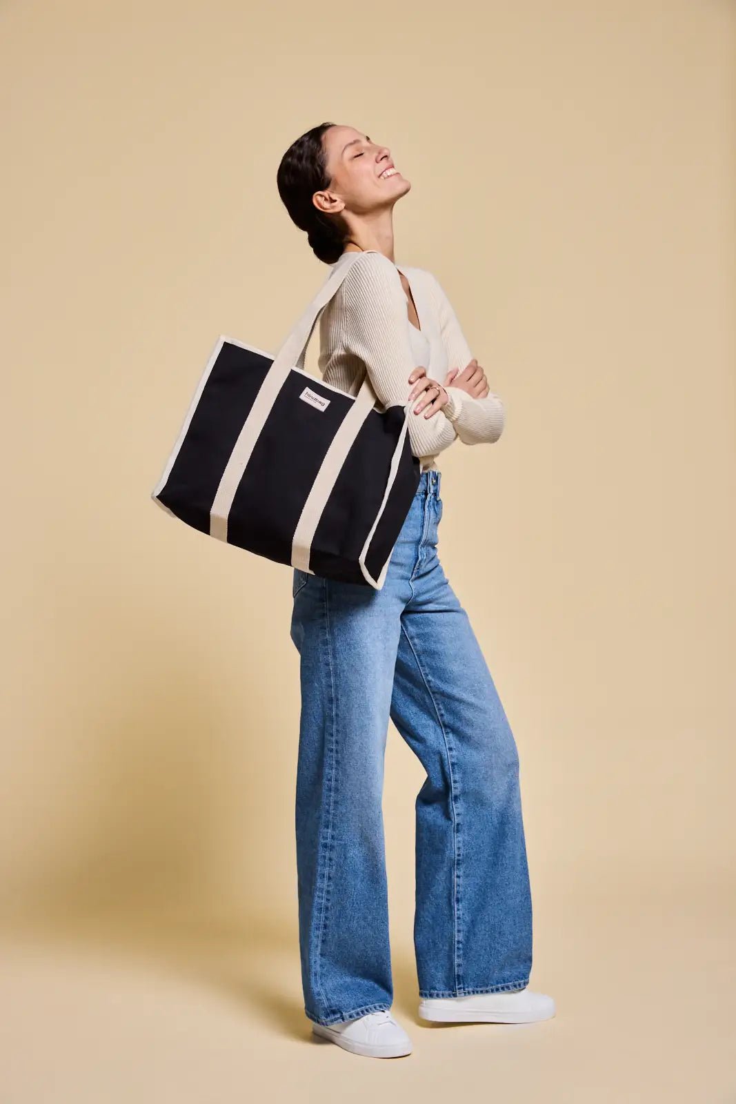 Oscar tote bag HINDBAG Black