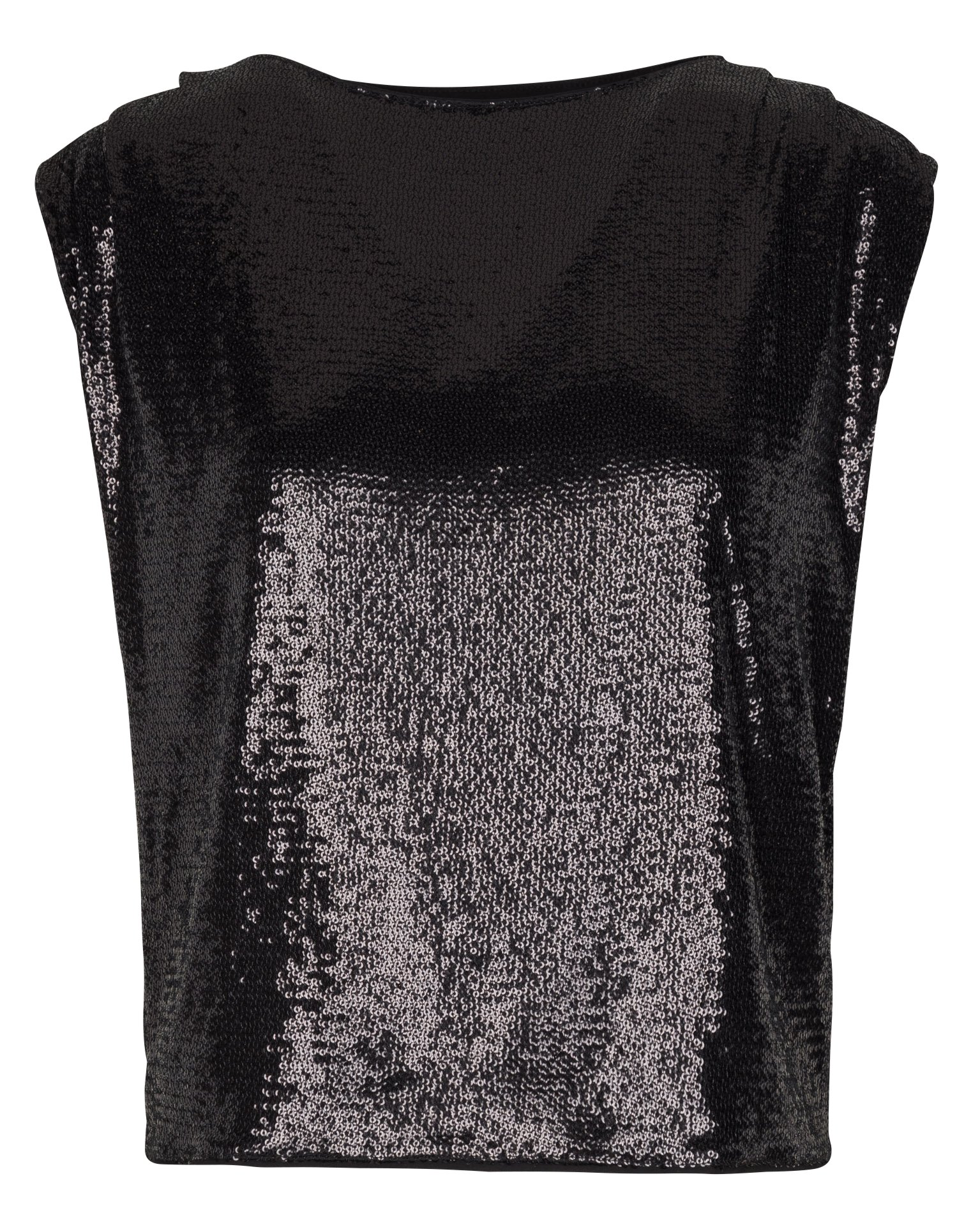 Oversize-Top mit Pailletten SUNCOO Schwarz