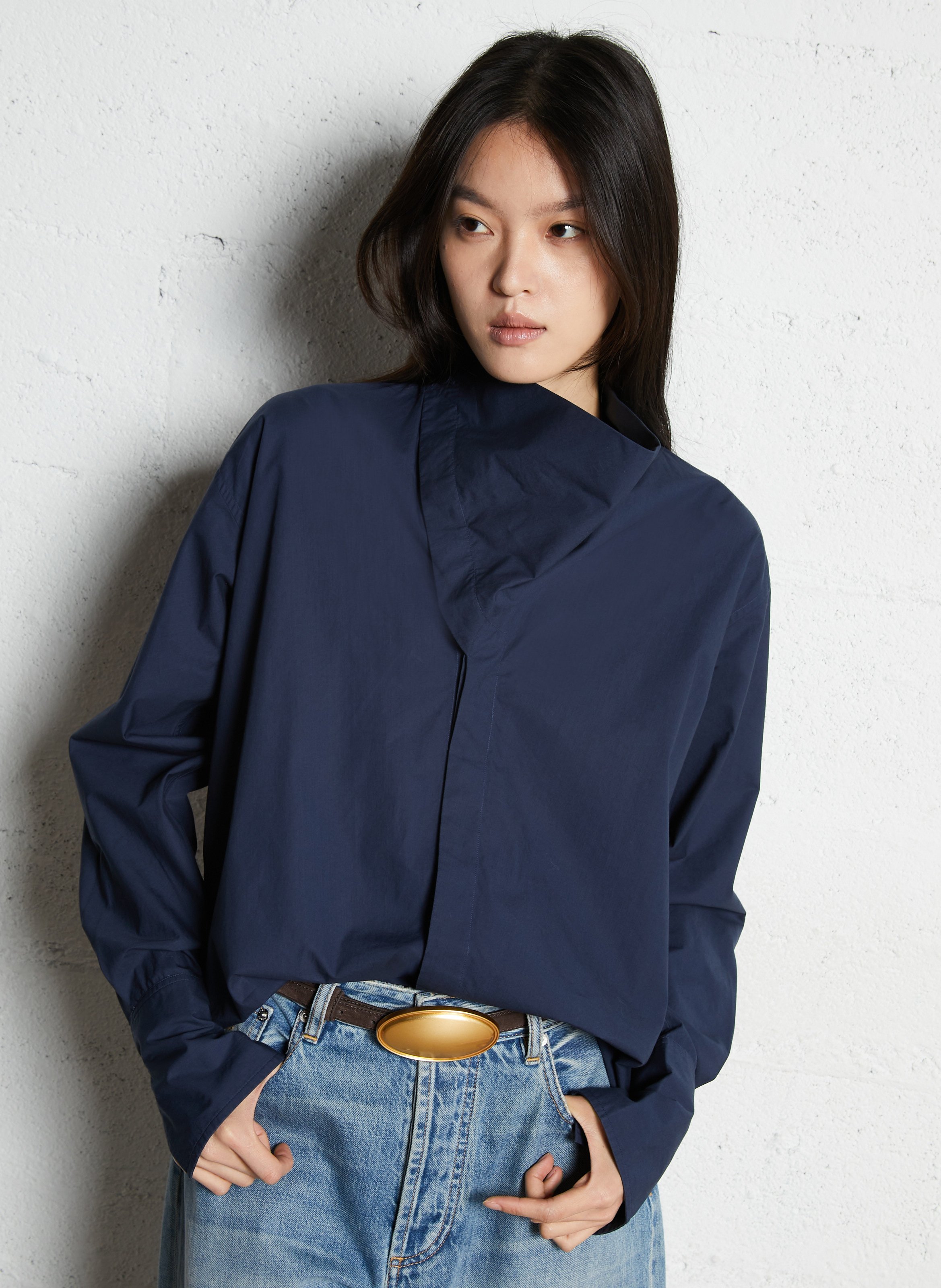 Ceinture en cuir LAURENCE BRAS Marron