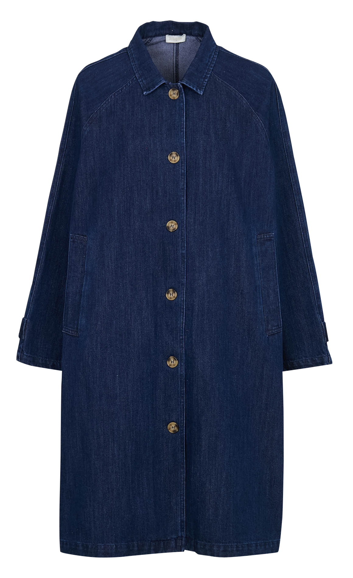 Manteau oversize en coton mélangé JC SOPHIE Jaune