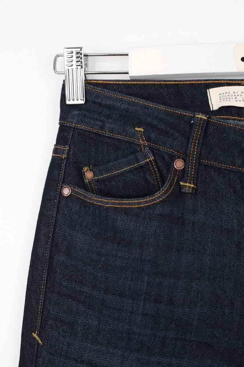 Cotton jeans MARC JACOBS - Seconde Main Blue