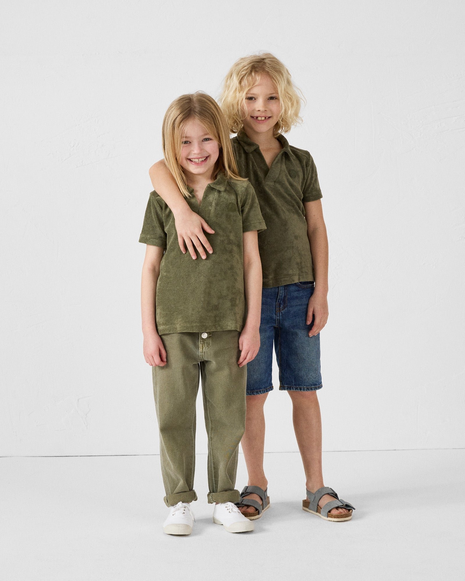 Terry cloth polo JOTT Green