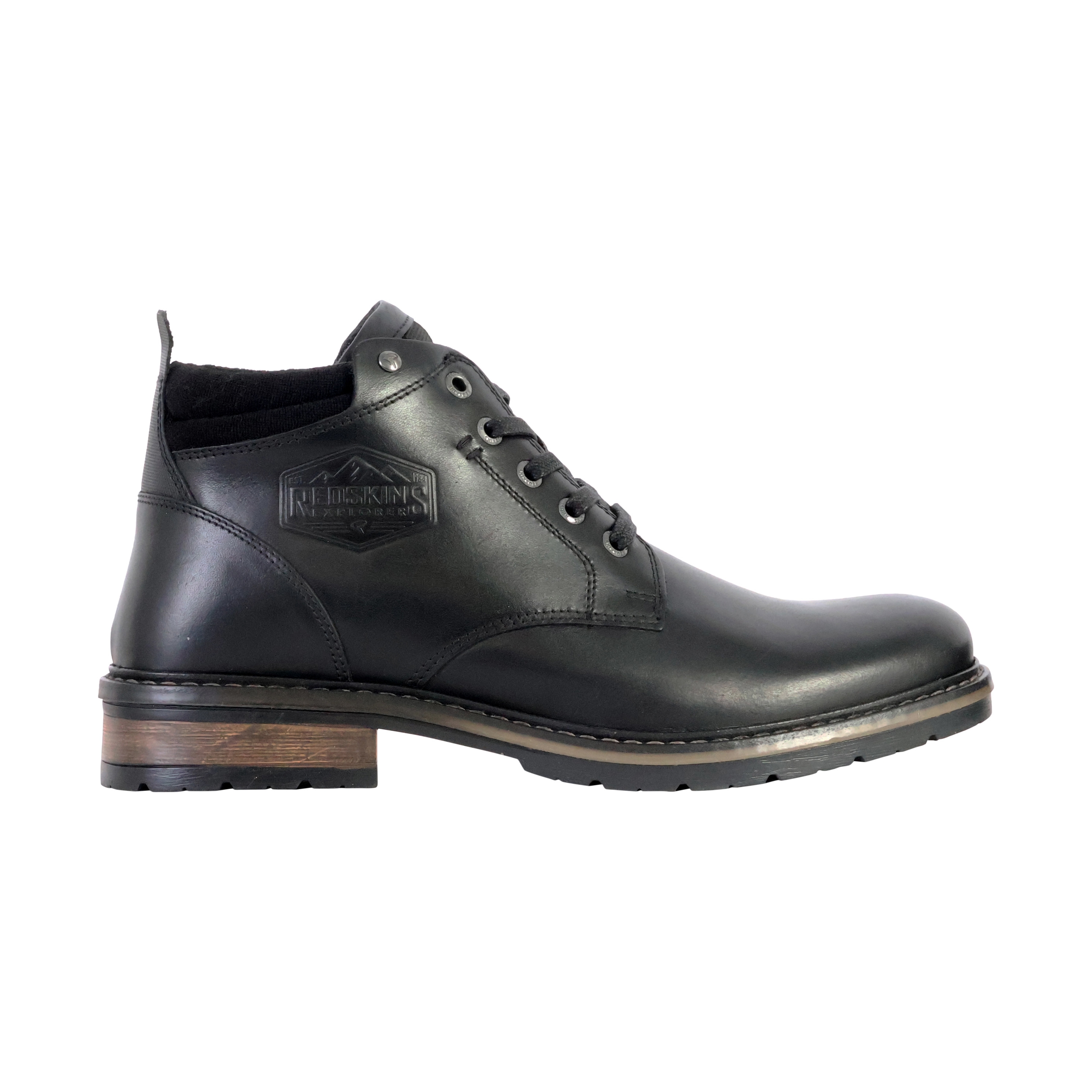 Leather ankle boot REDSKINS Black