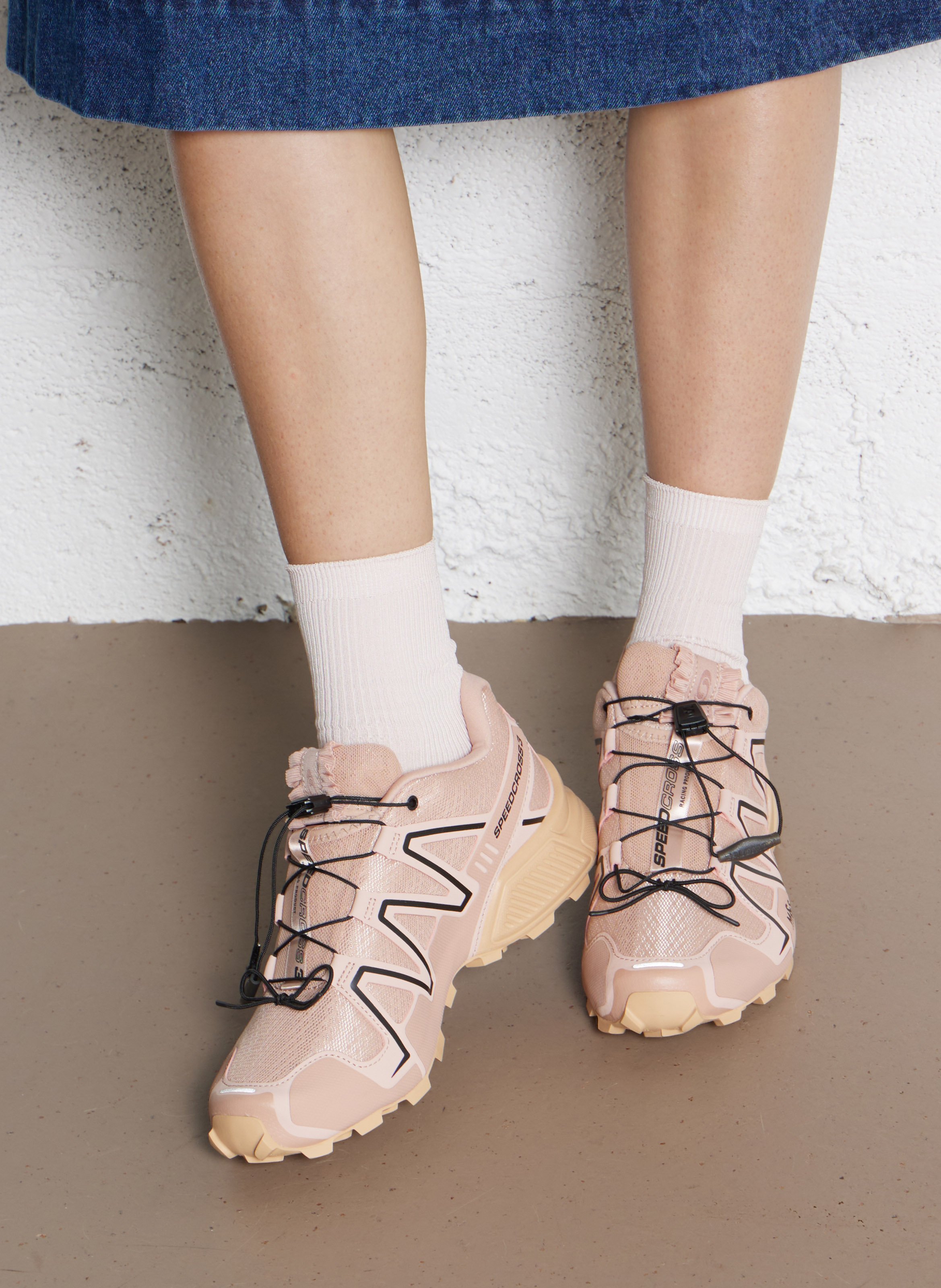 Baskets basses bi-matière SALOMON Noir