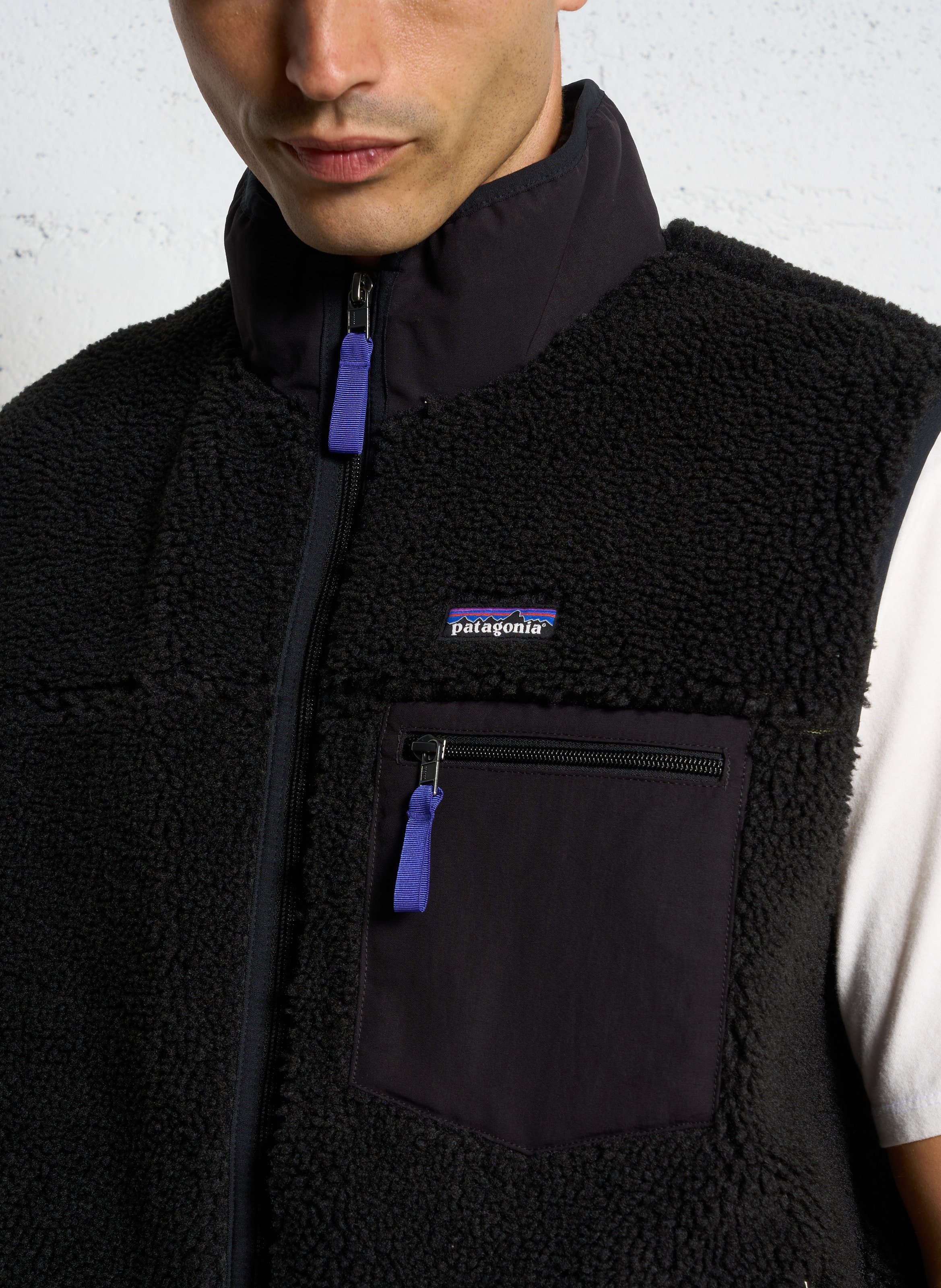 Straight high-neck fleece PATAGONIA Black