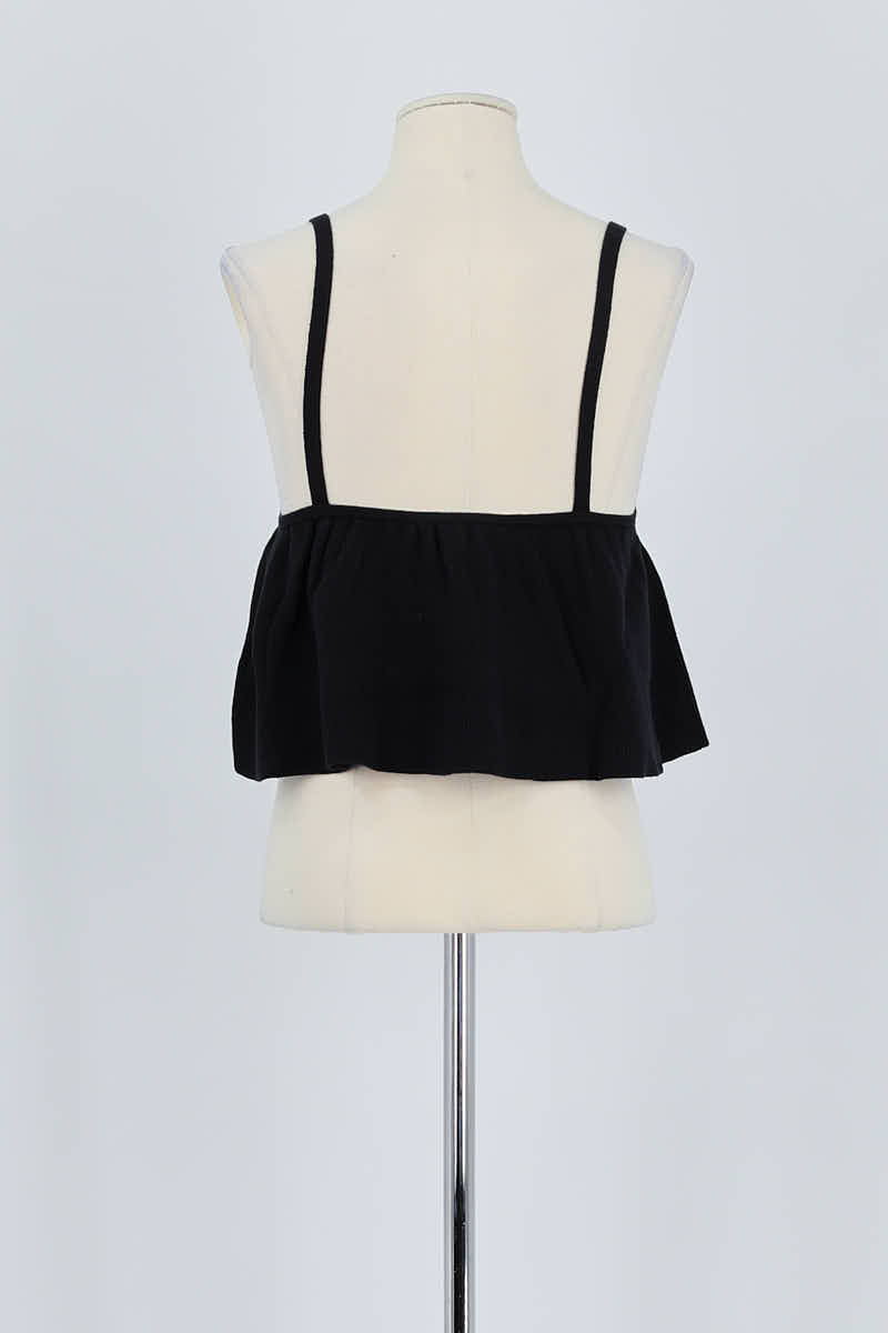 Azawood sleeveless top SEZANE - Seconde main Black