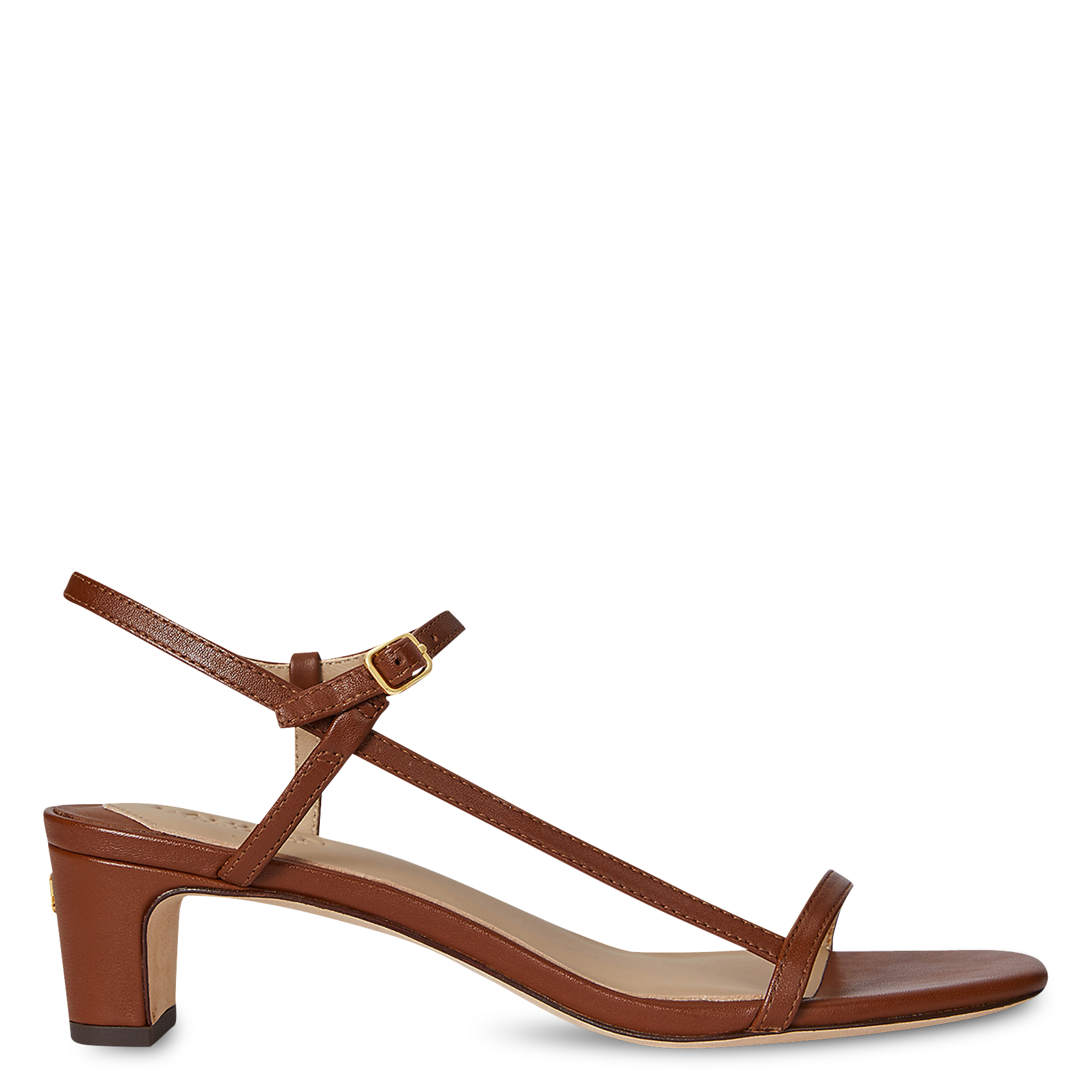 Sandales ouvertes à talons en cuir POLO RALPH LAUREN