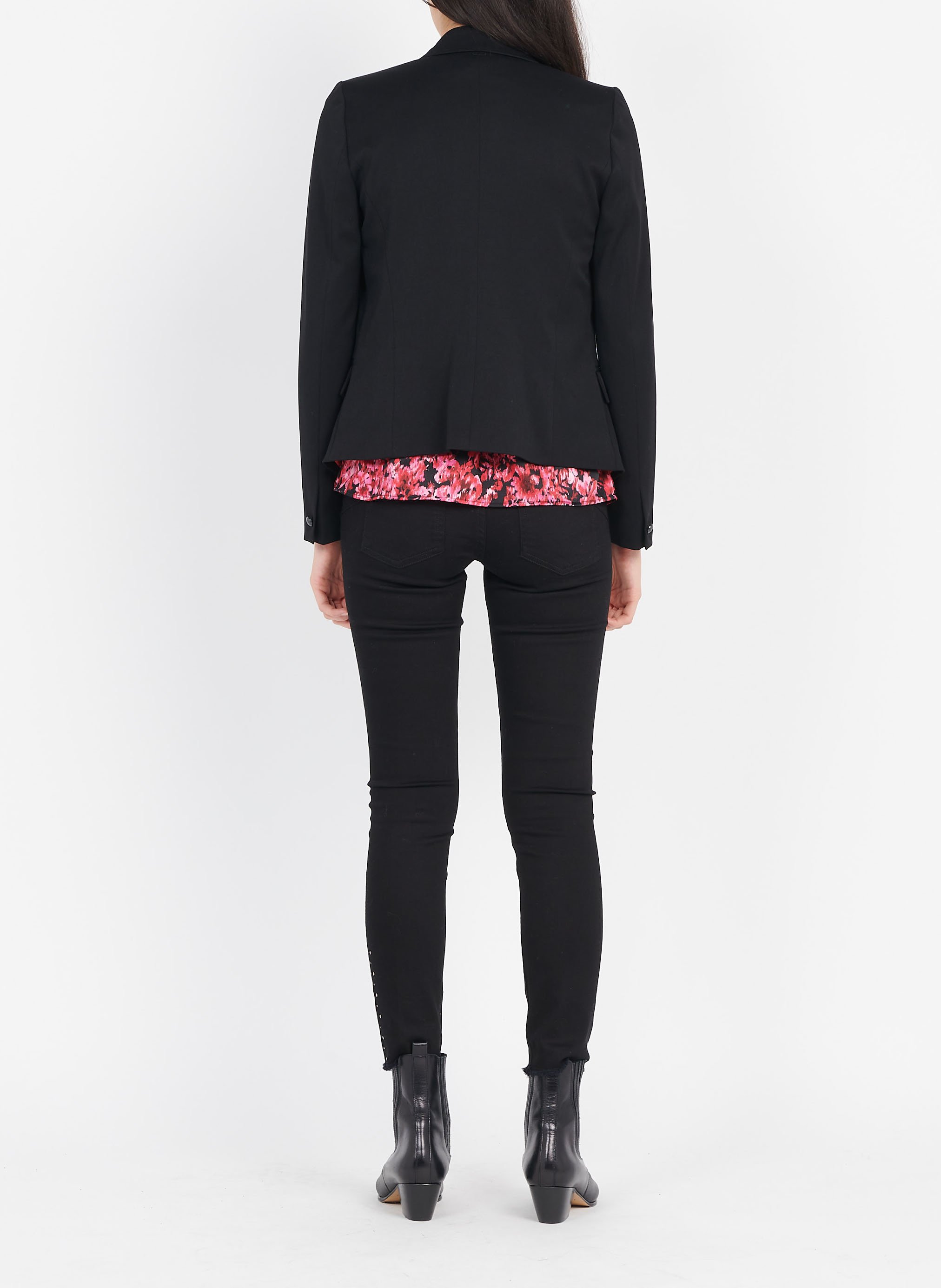 Veste croisée double boutonnage IKKS Noir