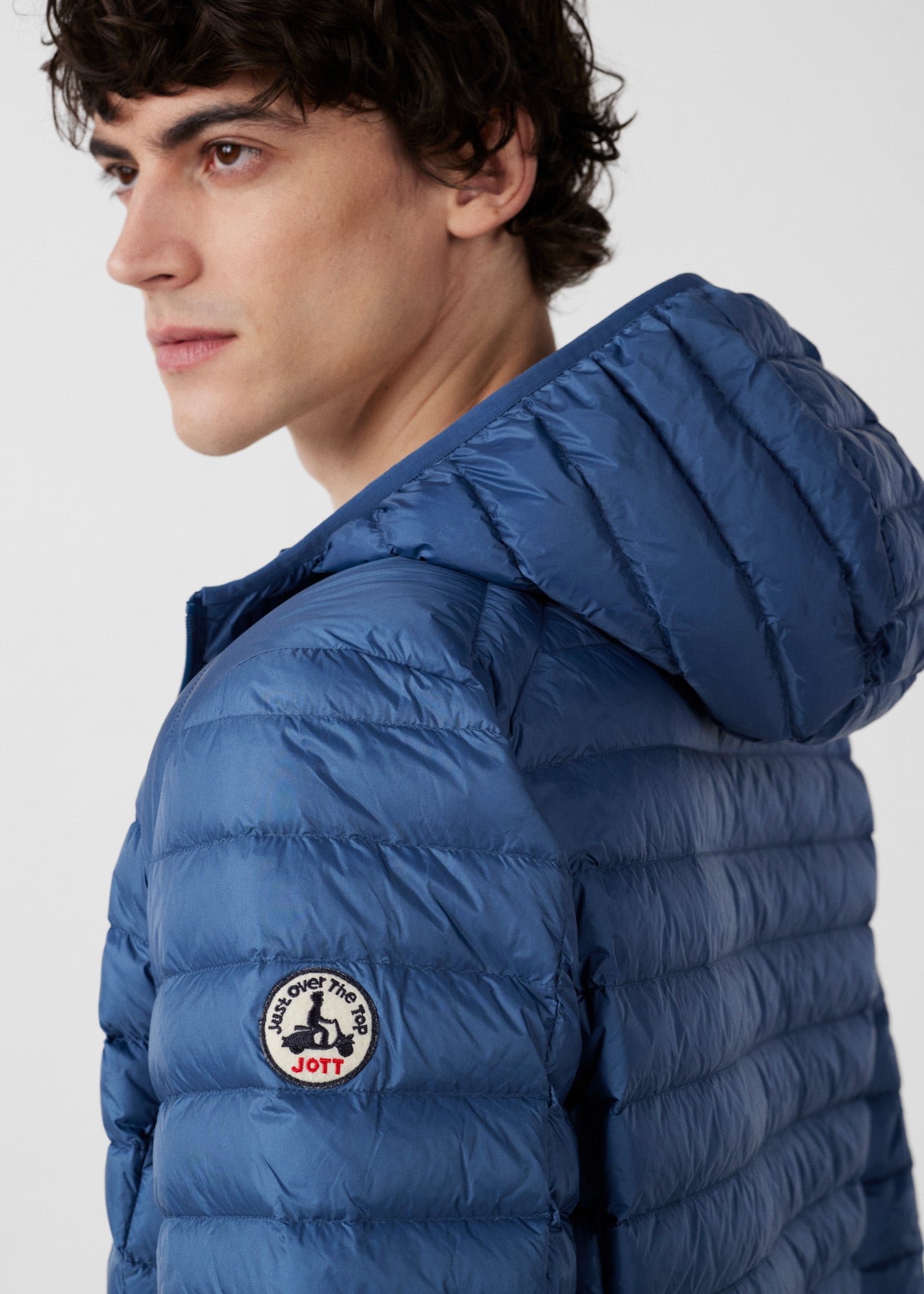 Lightweight hooded puffer jacket nico JOTT Blue