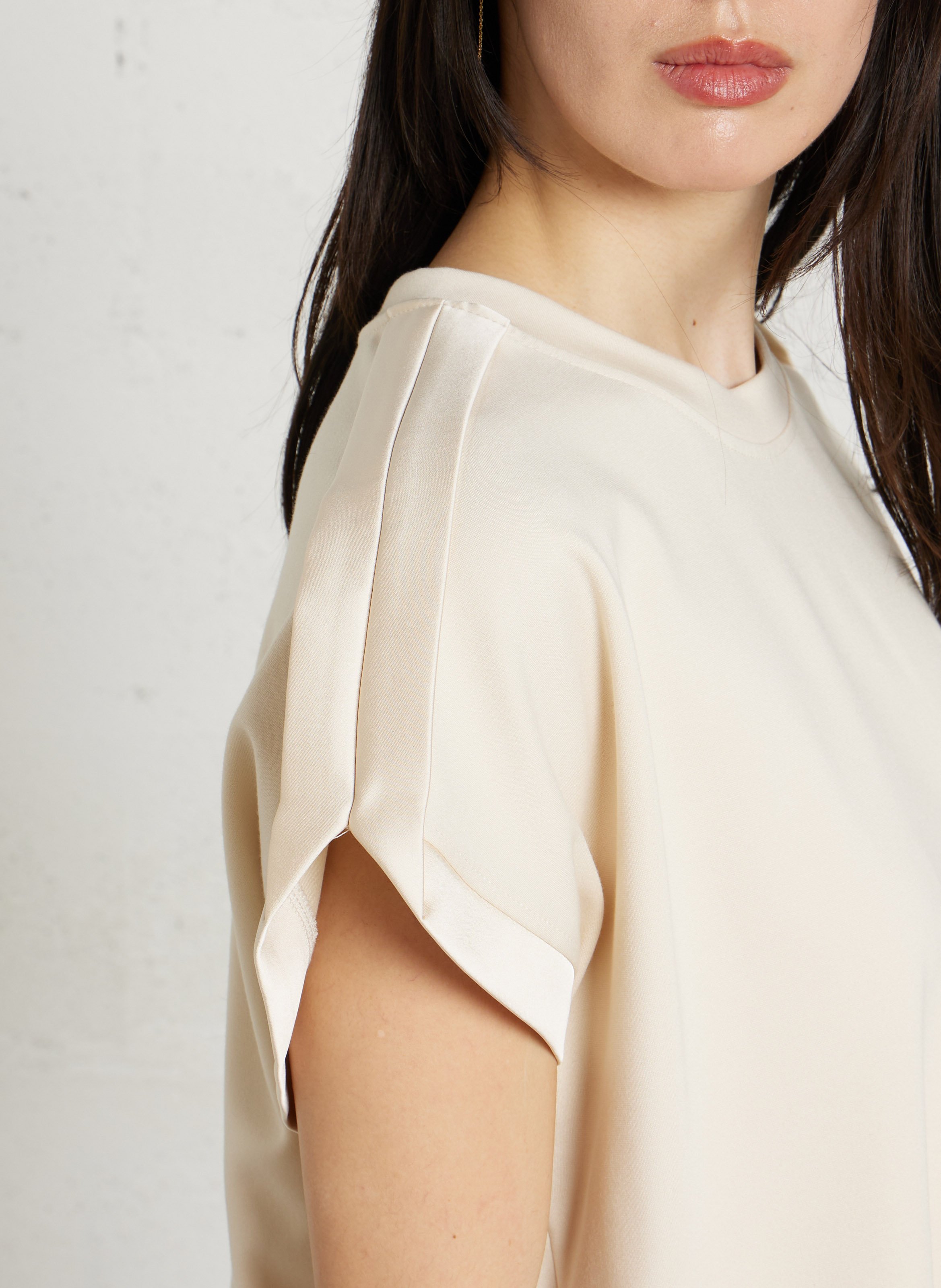 Straight-cut round-neck T-shirt IMPERIAL Beige