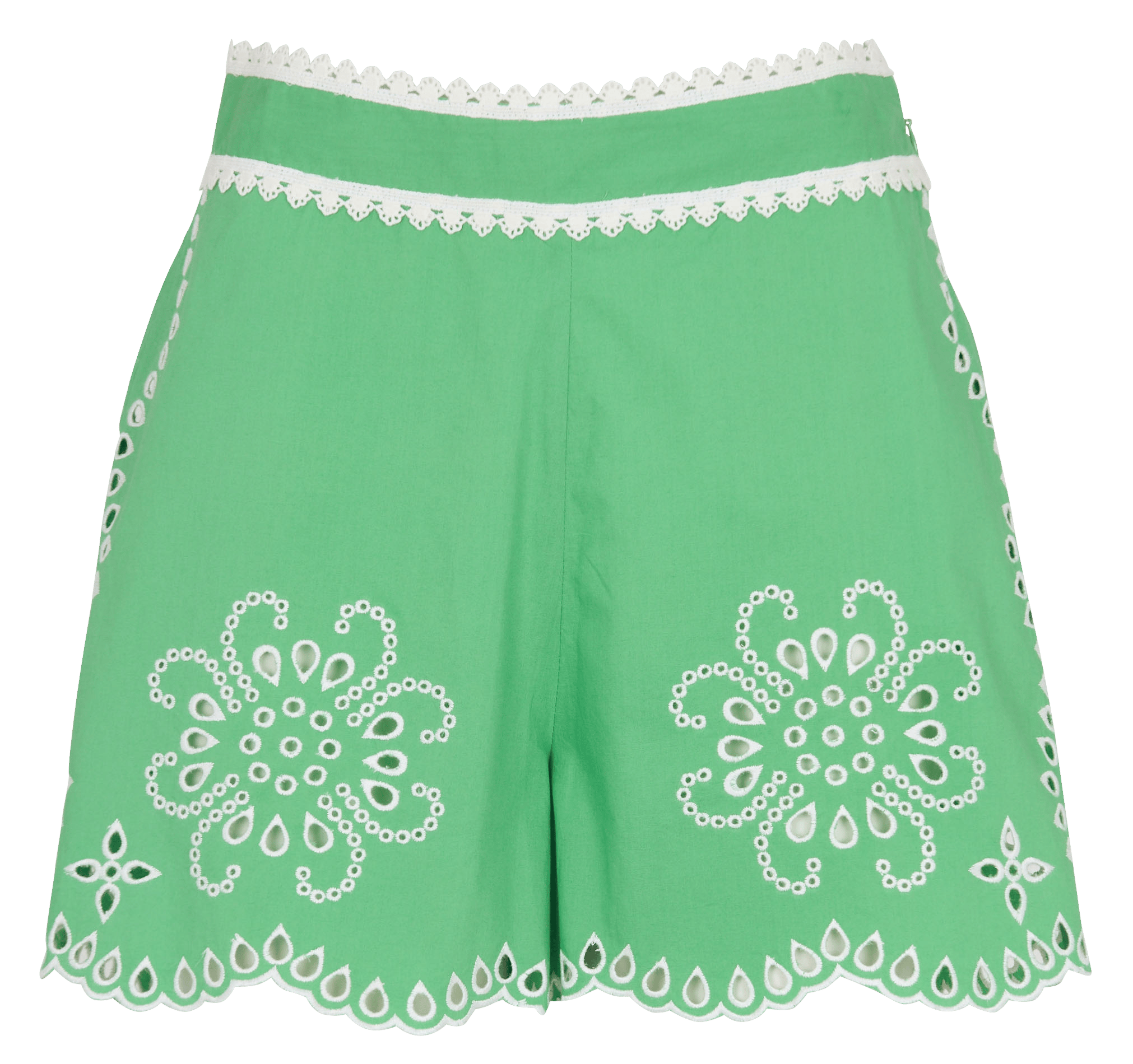 Short droit en coton brodé PETITE MENDIGOTE