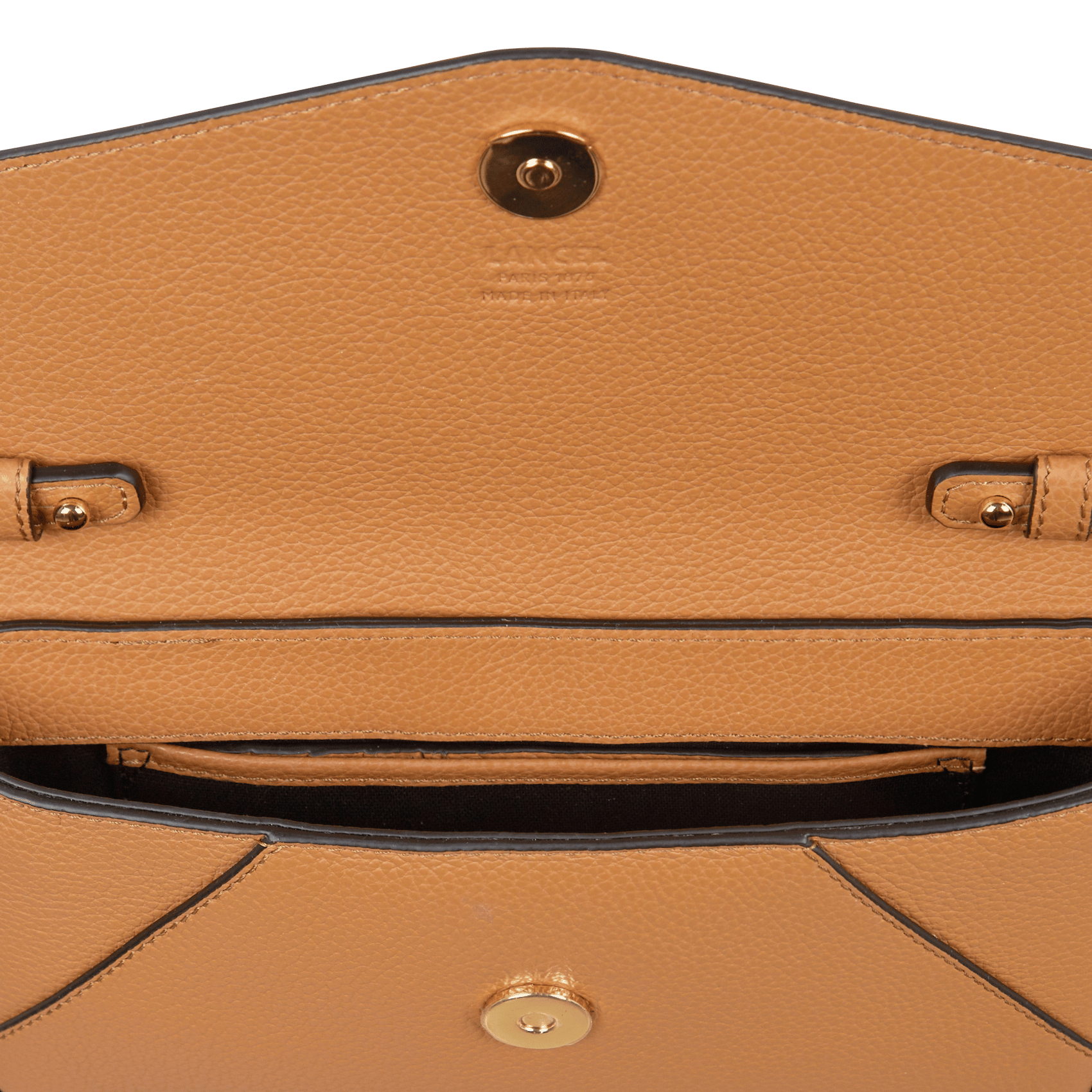 Pochette en cuir LANCEL Beige