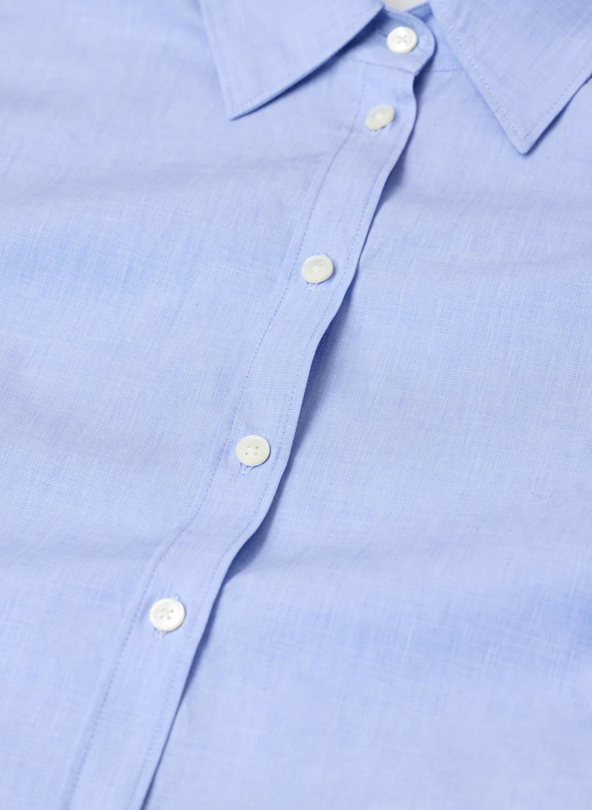 Chemise col classique en coton CLOSED Bleu