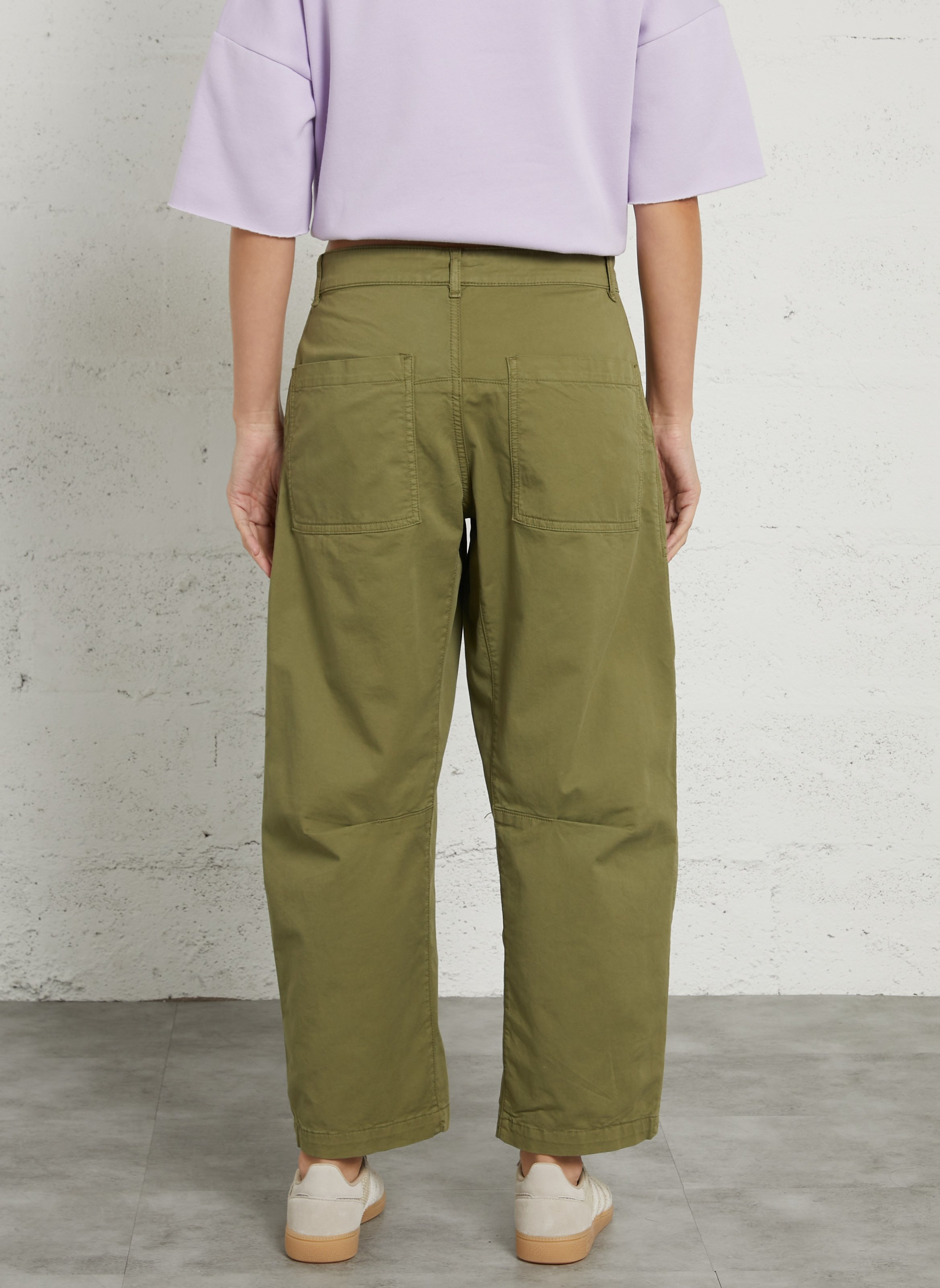 Wide cotton trousers  BELLEROSE Khaki