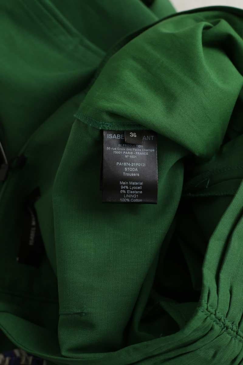 Pantalon droit ISABEL MARANT - Seconde Main Kaki