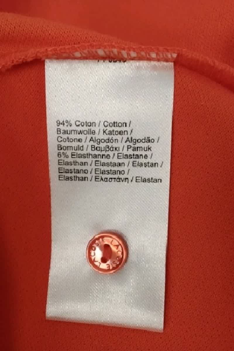 Polo shirt LACOSTE - SECONDE MAIN Orange