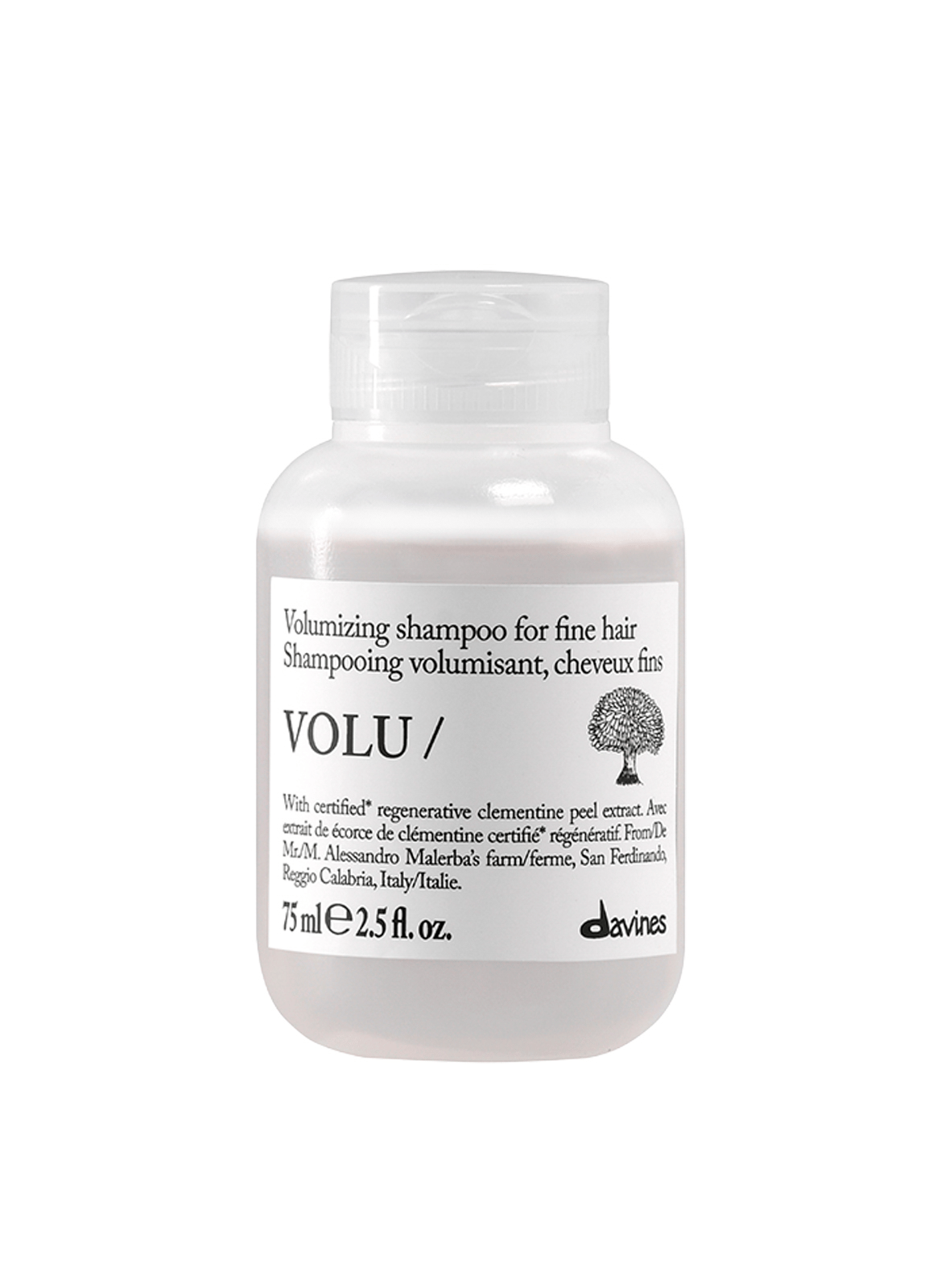 VOLU hydrating volumising shampoo DAVINES No color