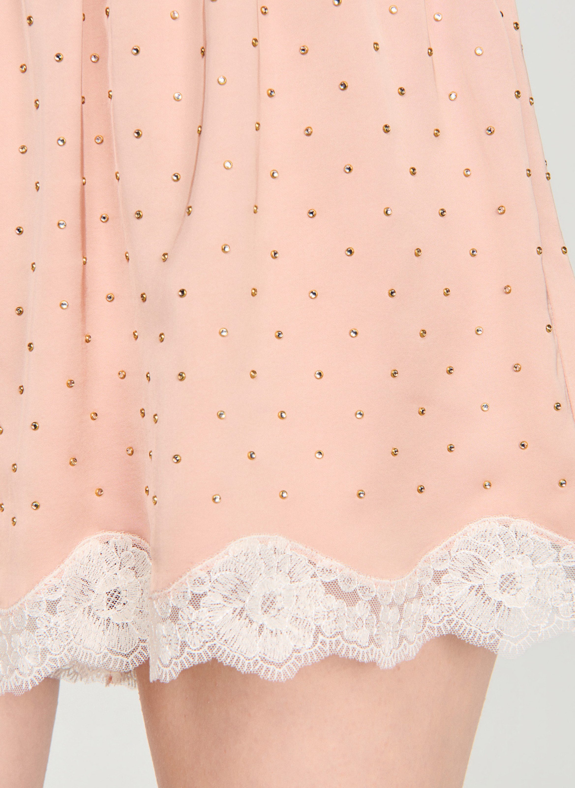 Strass shorts SANDRO Beige