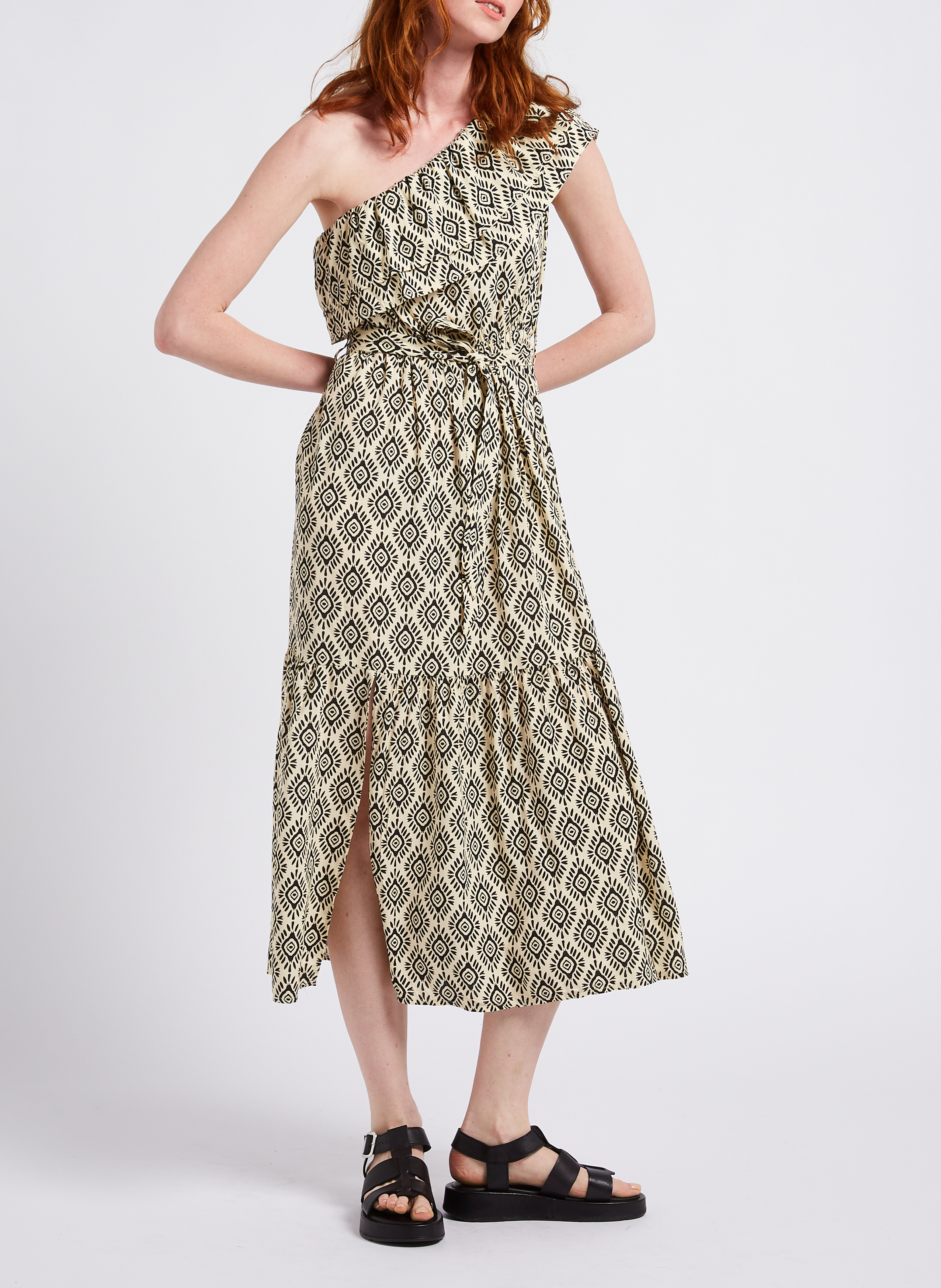Sandales à plateforme en cuir | Noir MELLOW YELLOW Femme