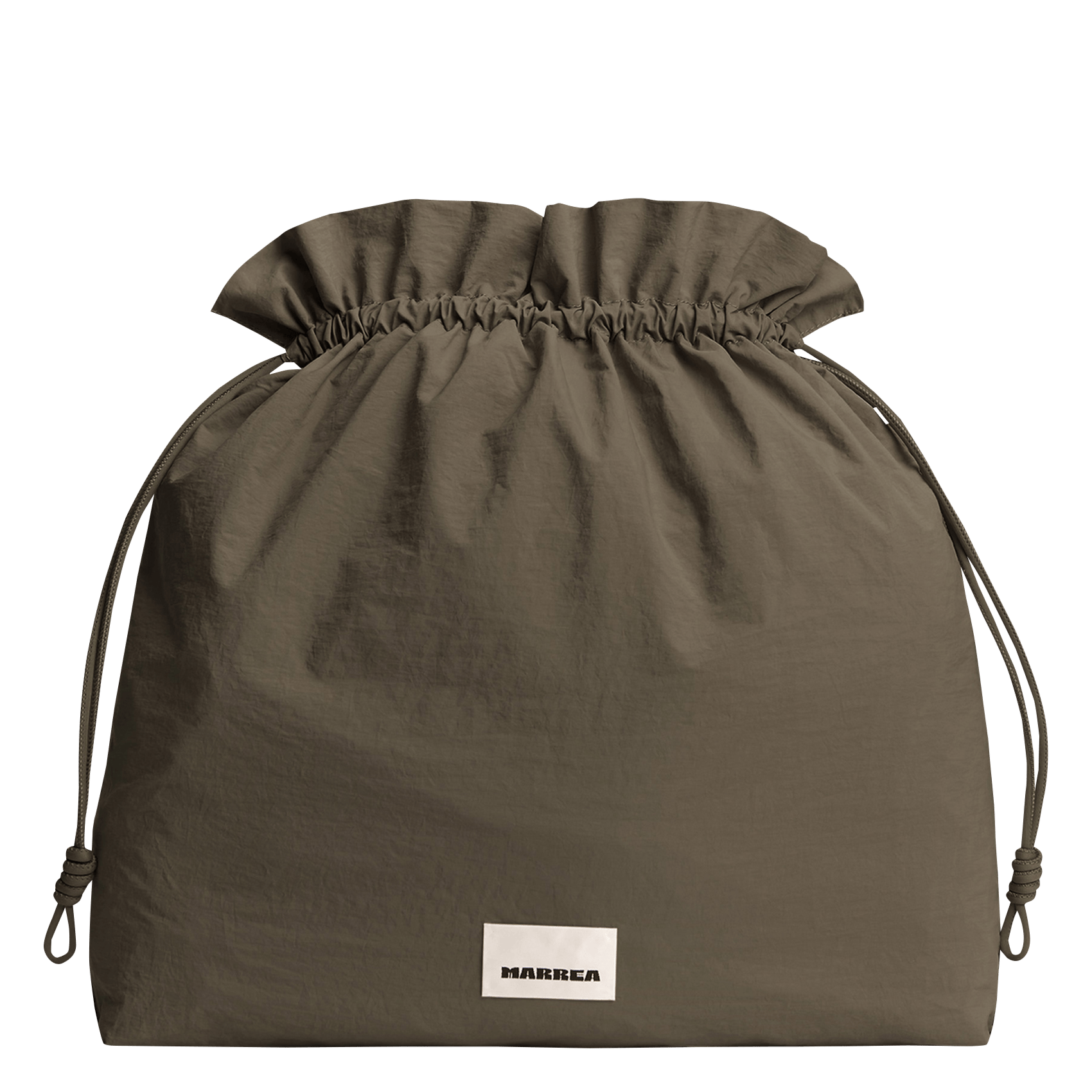 Einfarbige geflochtene Handtasche MARREA Braun