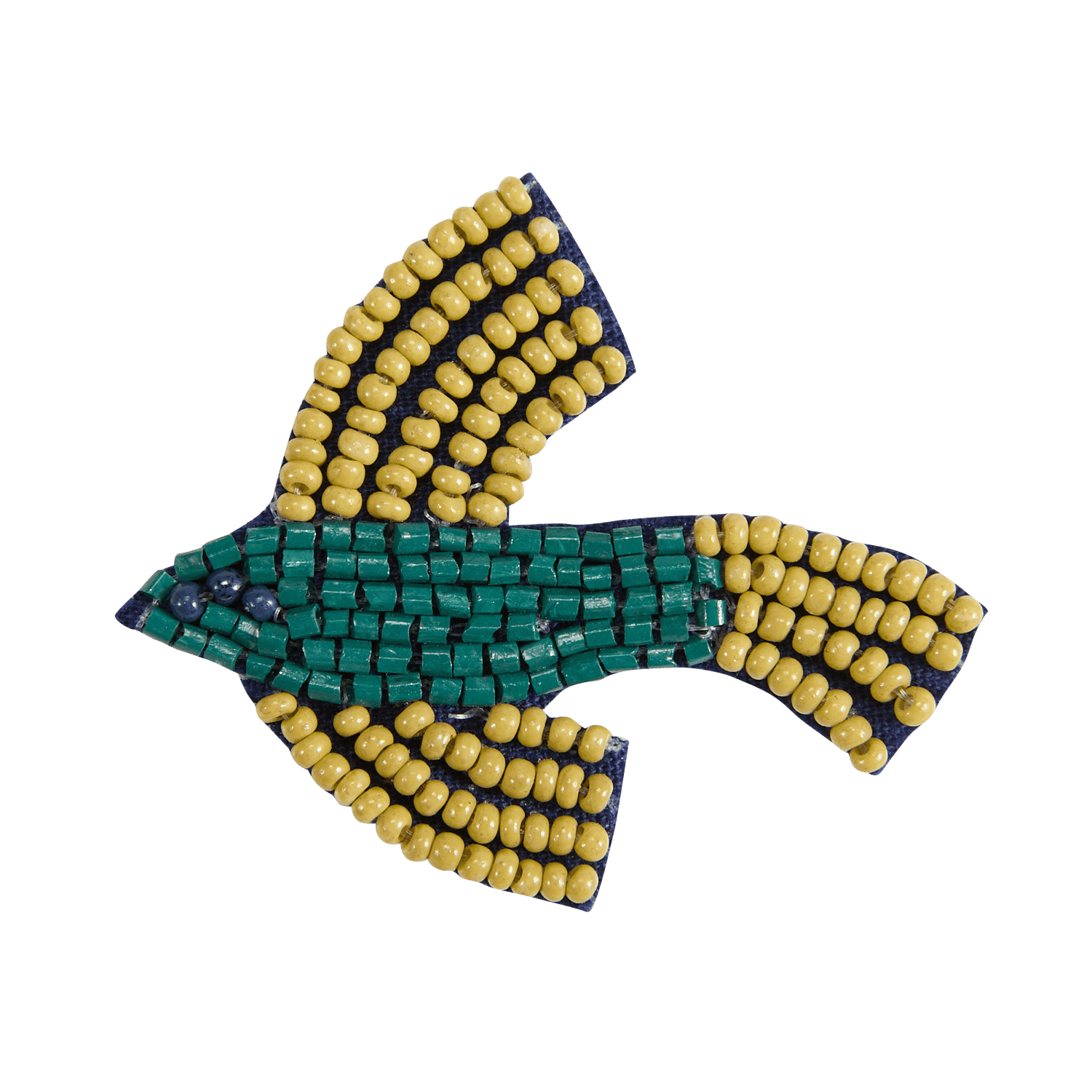 Beaded bird brooch NICE THINGS