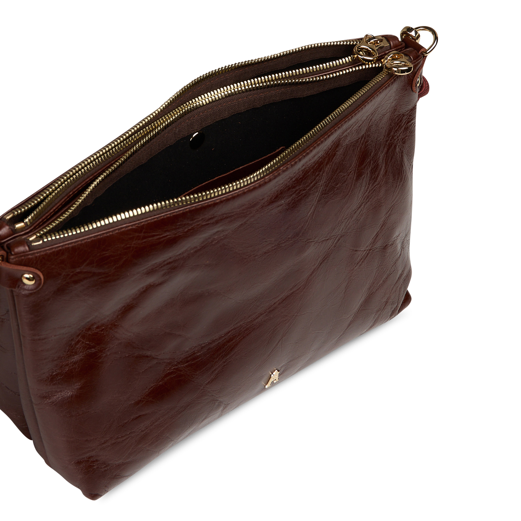 Calfskin handbag CRAIE STUDIO Brown