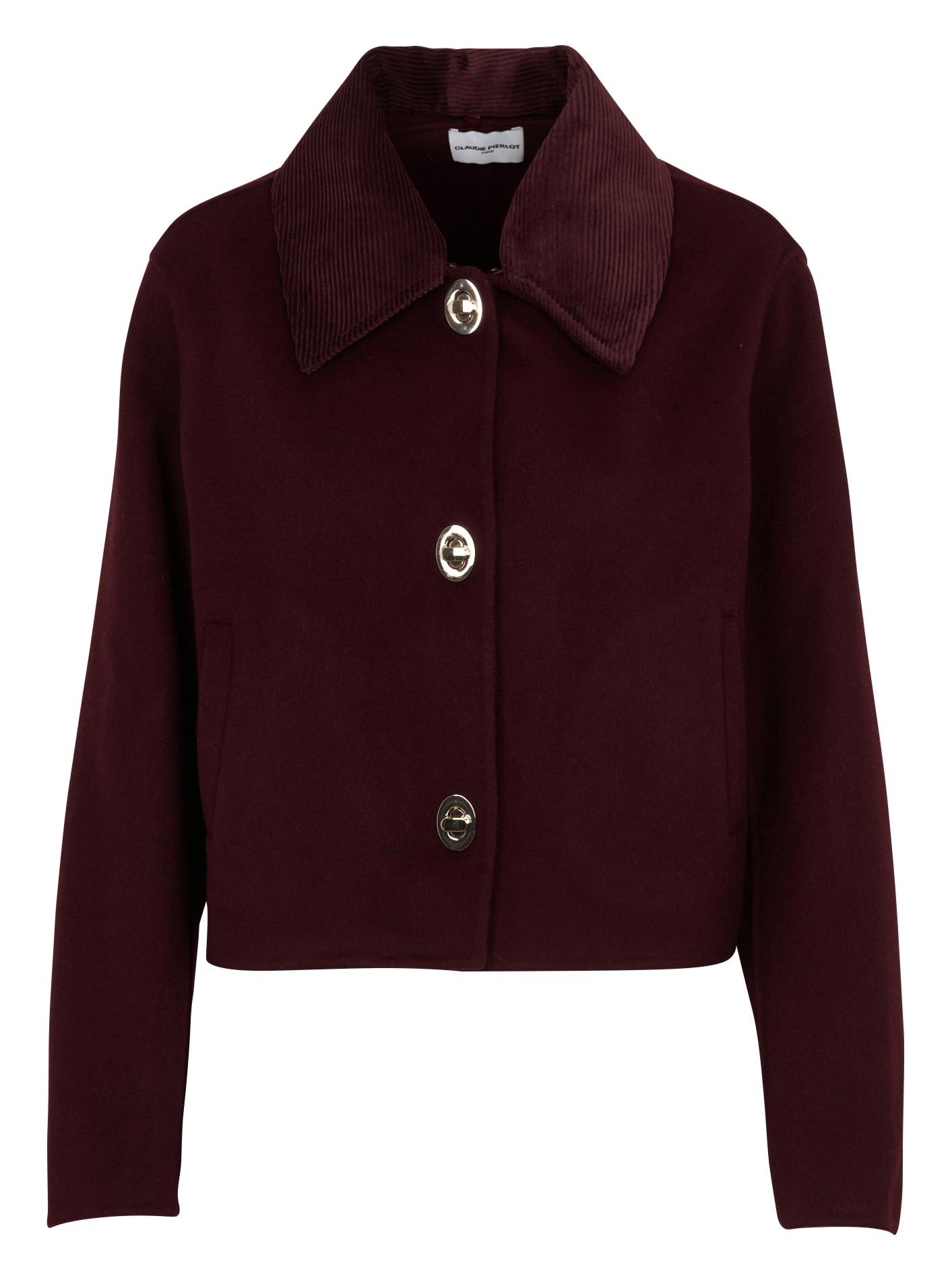 Kurzjacke aus Wollmix CLAUDIE PIERLOT Rot