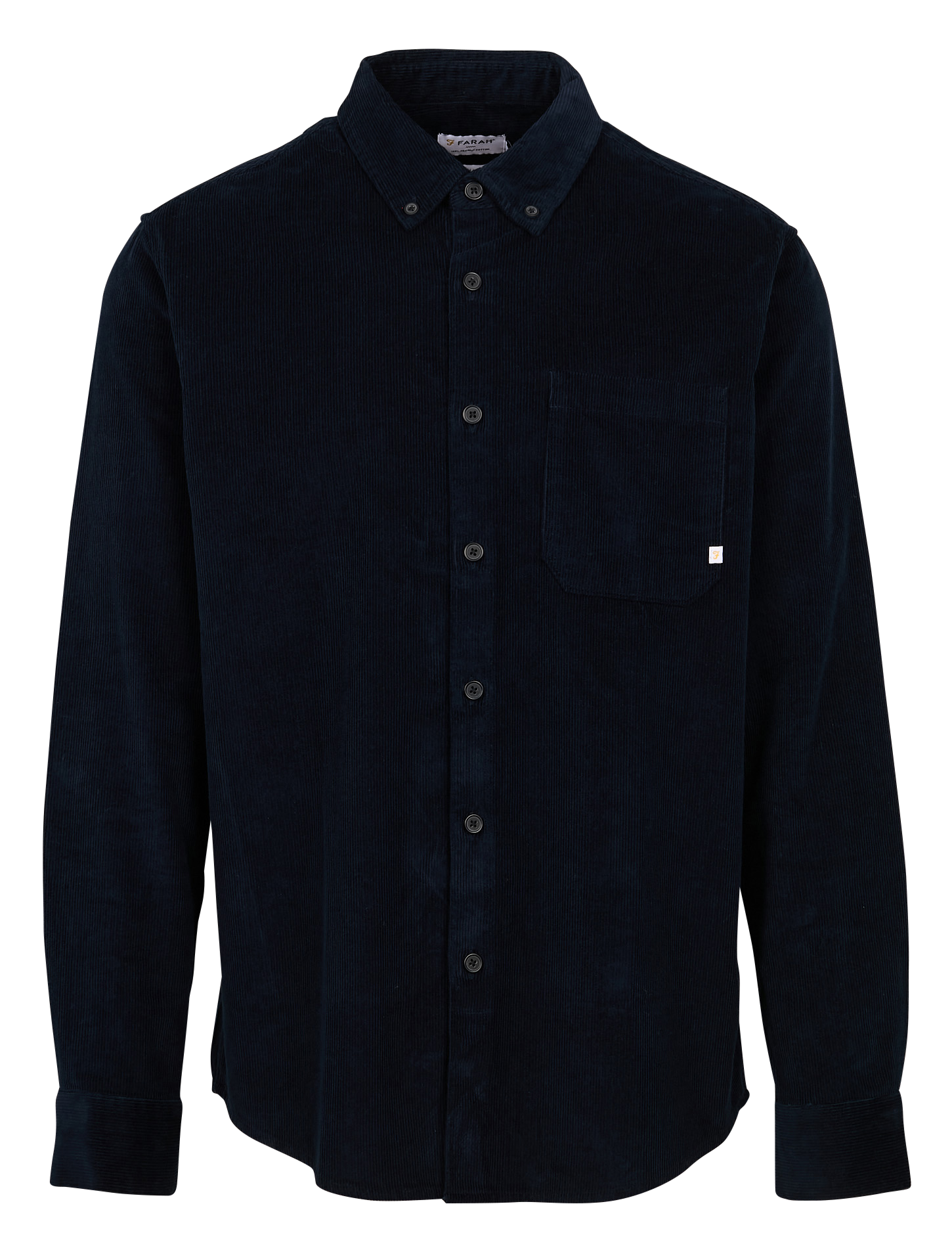 Chemise droite en coton bio FARAH Bleu
