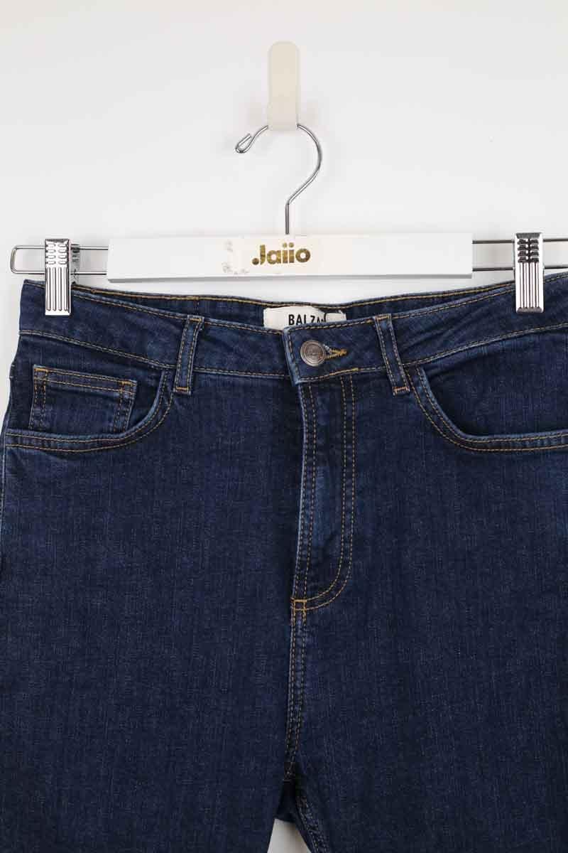 Cotton straight jeans BALZAC PARIS - Seconde Main Blue