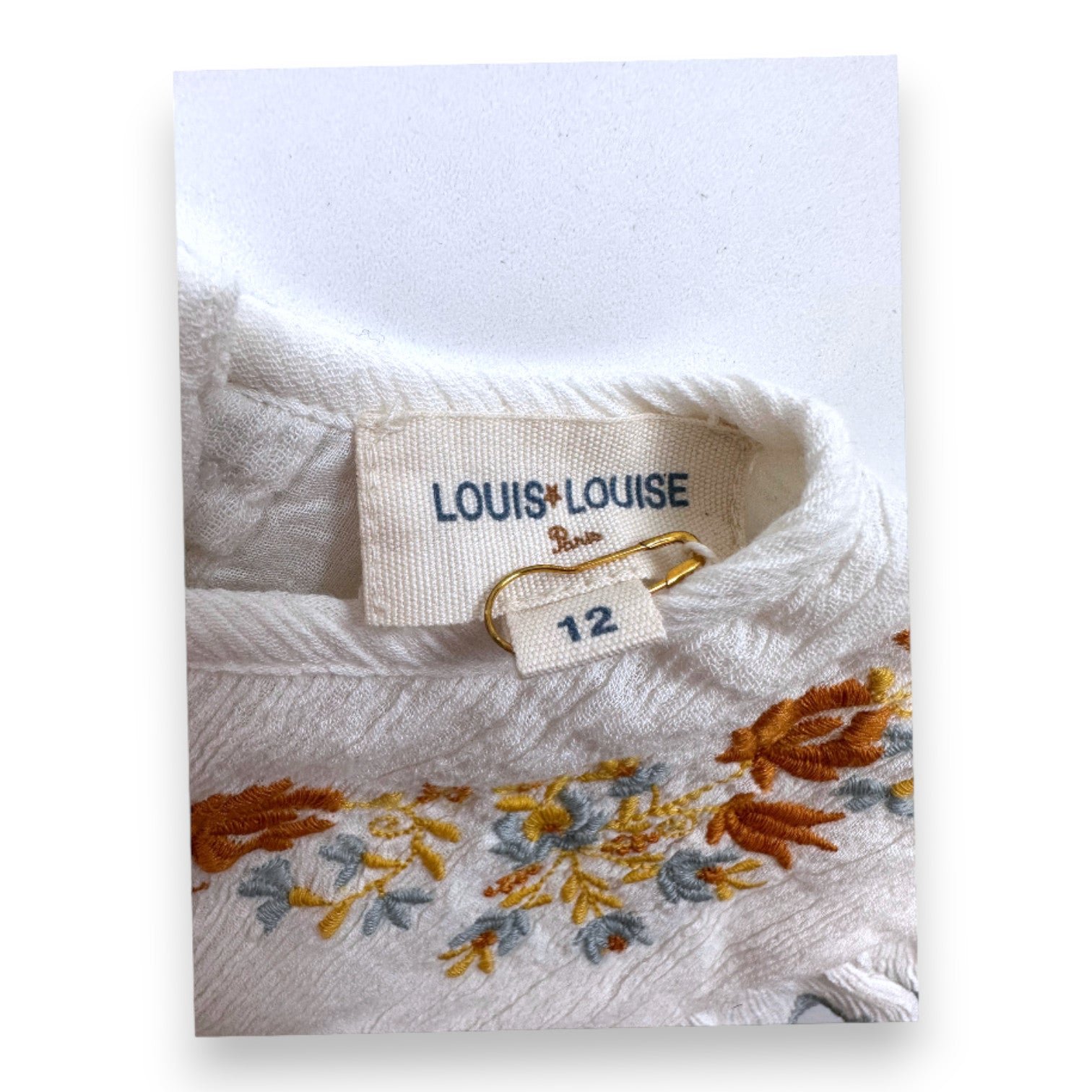 Beige Baby Romper - 12 months LOUIS LOUISE - Seconde Main Beige