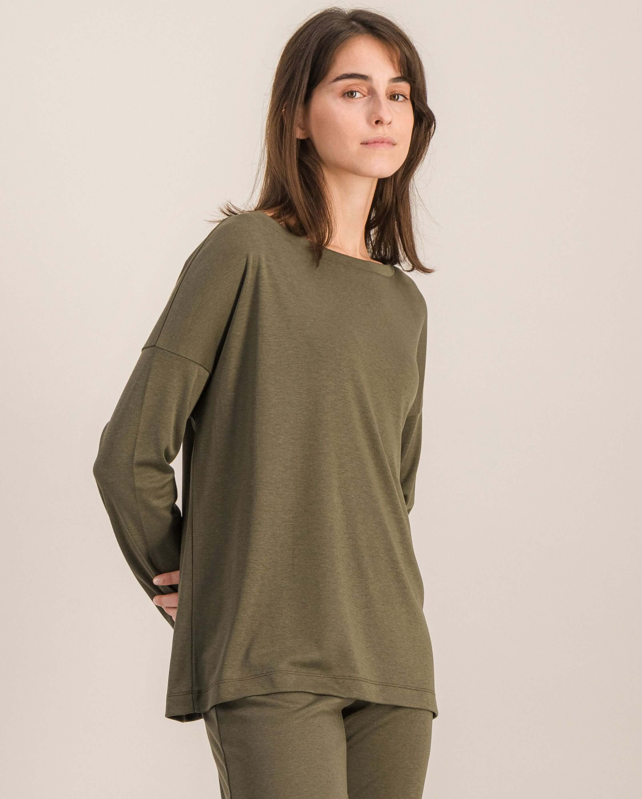 Women's pajama top, matcha ANGARDE Green
