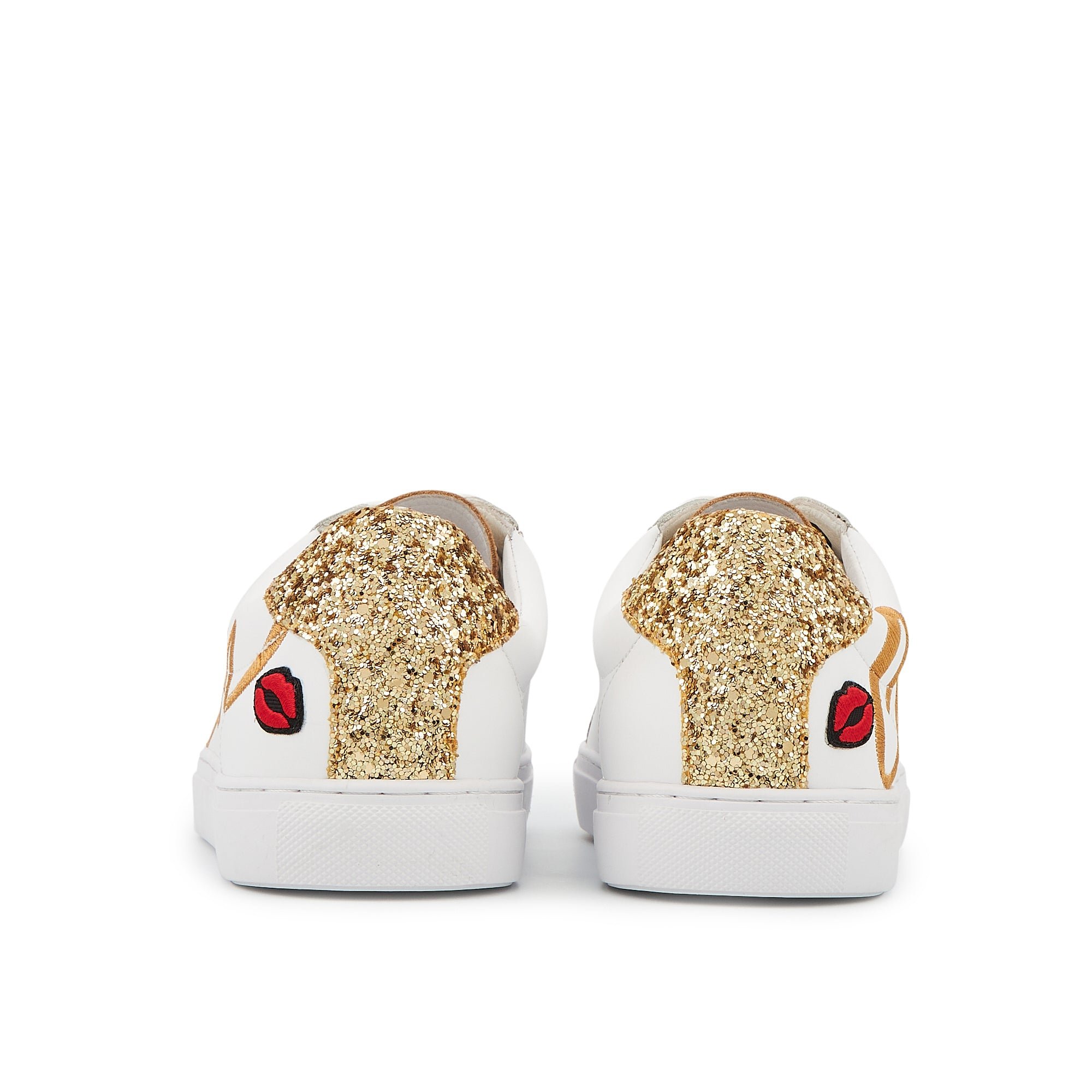 Leather sneakers BONS BAISERS PARIS White