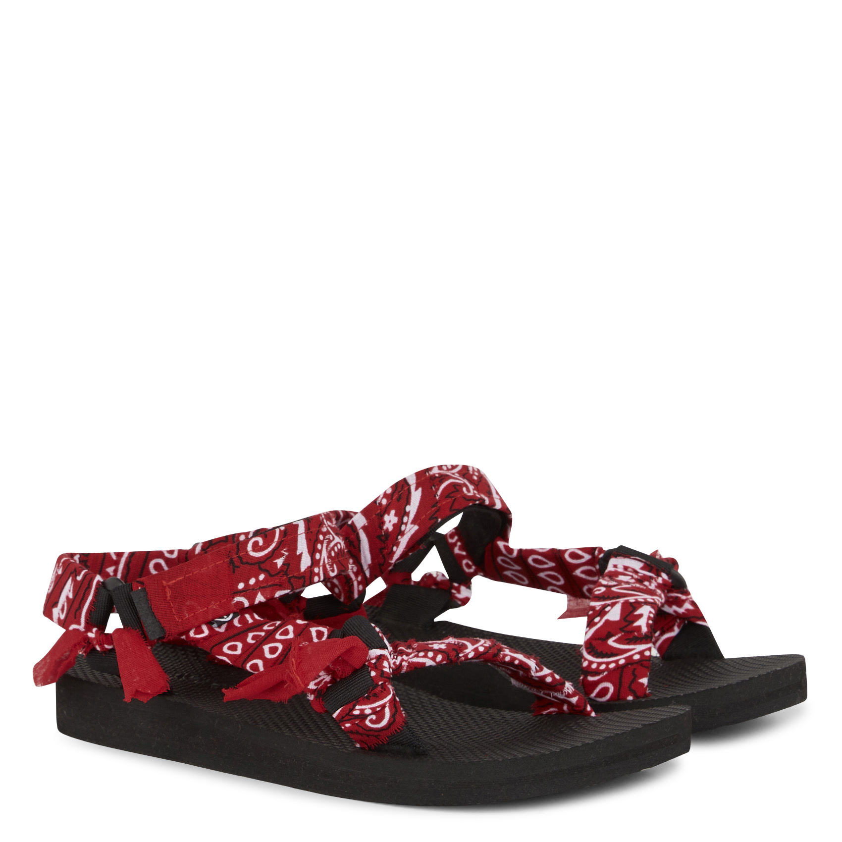 Sandales plates à scratch ARIZONA LOVE Rouge