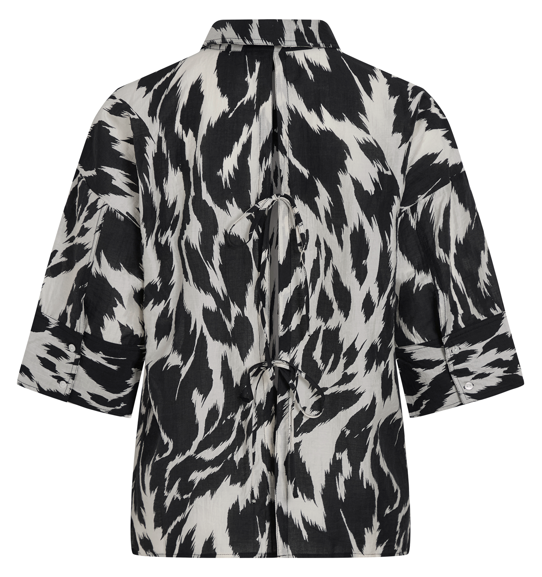 Chemise col classique imprimée ROUGE EDIT Beige