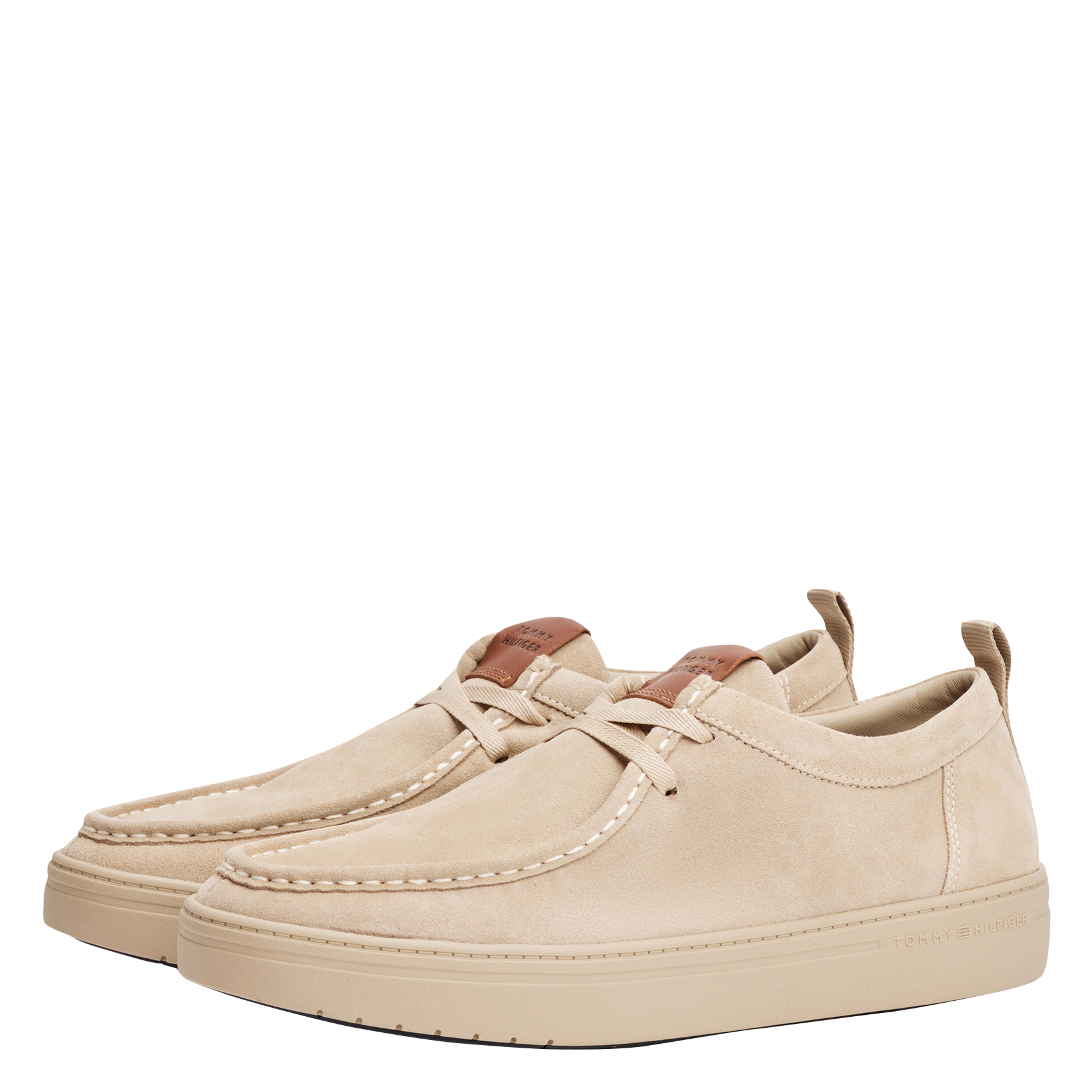 Arthus leather Derby shoes  TOMMY HILFIGER Khaki