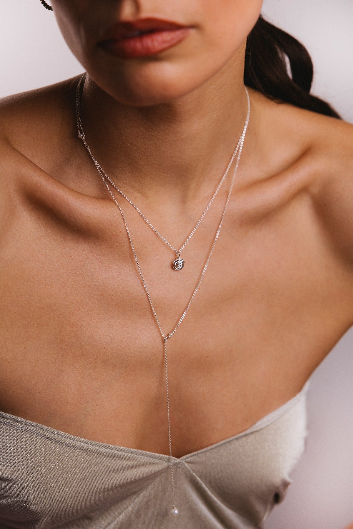 Reversible silver necklace YAY Silver