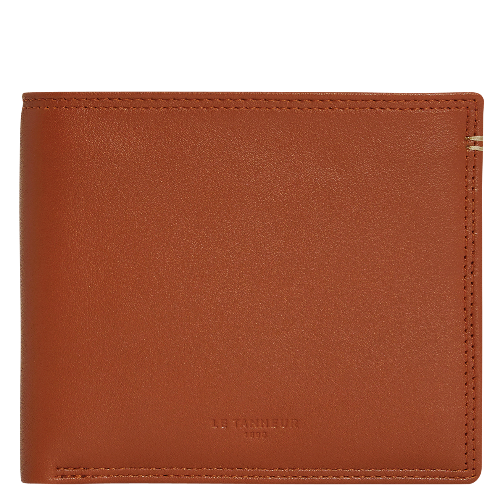 Kleine, leren portemonnee LE TANNEUR Veelkleurig