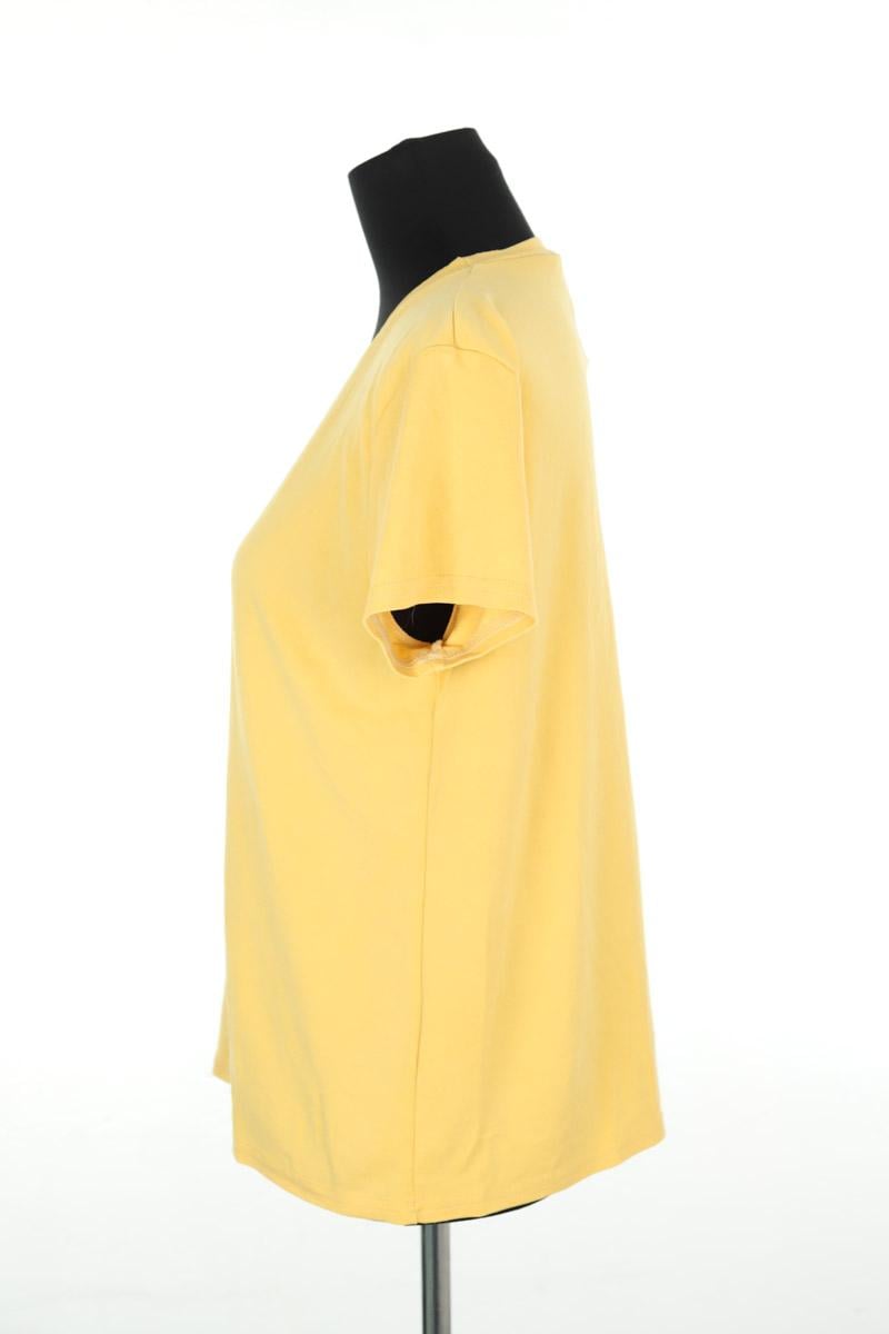 Cotton T-shirt MODETROTTER - Seconde Main Yellow